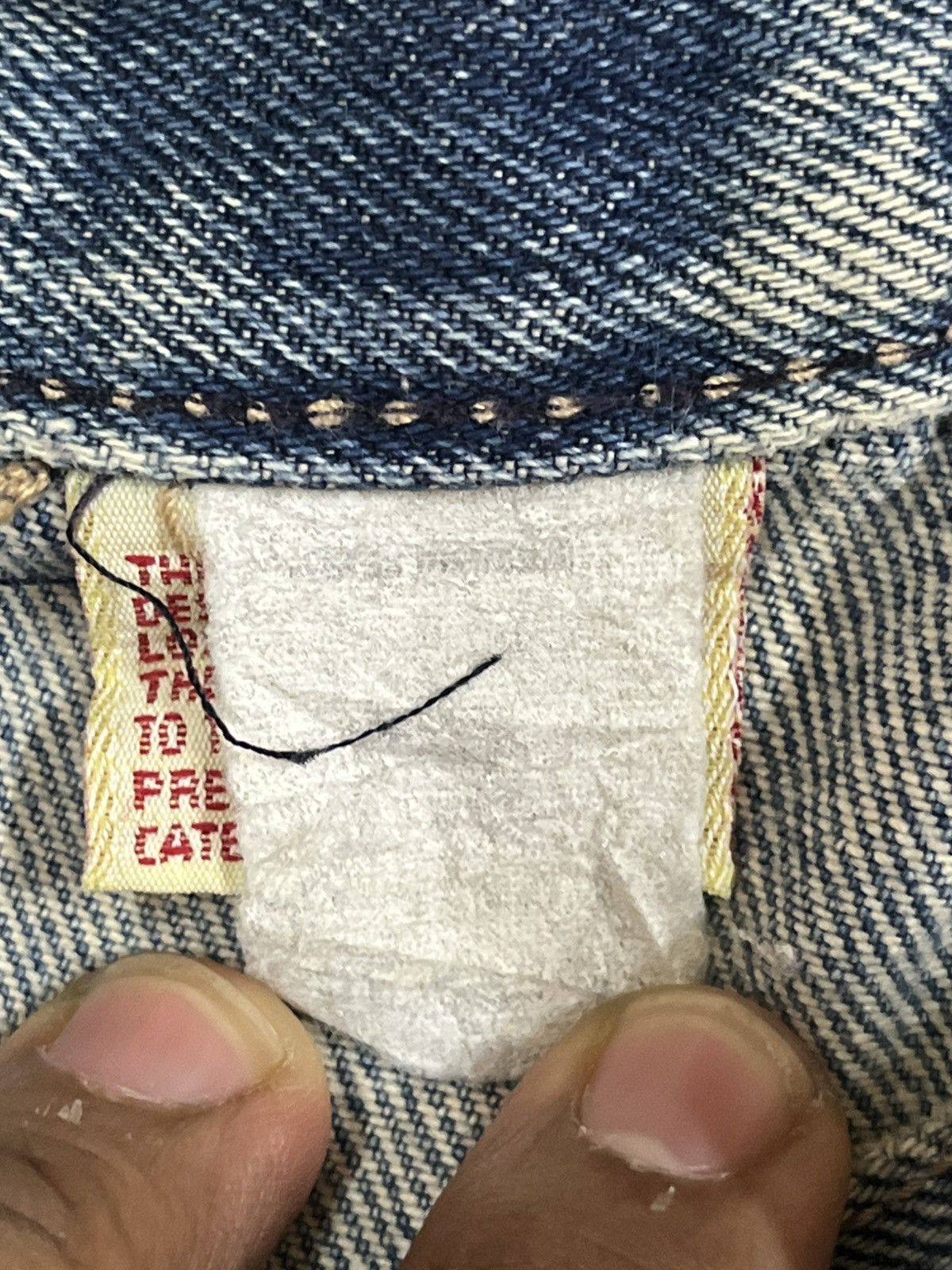 Calvin Klein × Calvin Klein 205W39NYC × Vintage Vintage Calvin Klein Mudwash Ripped Denim Size US 35 - 8 Thumbnail