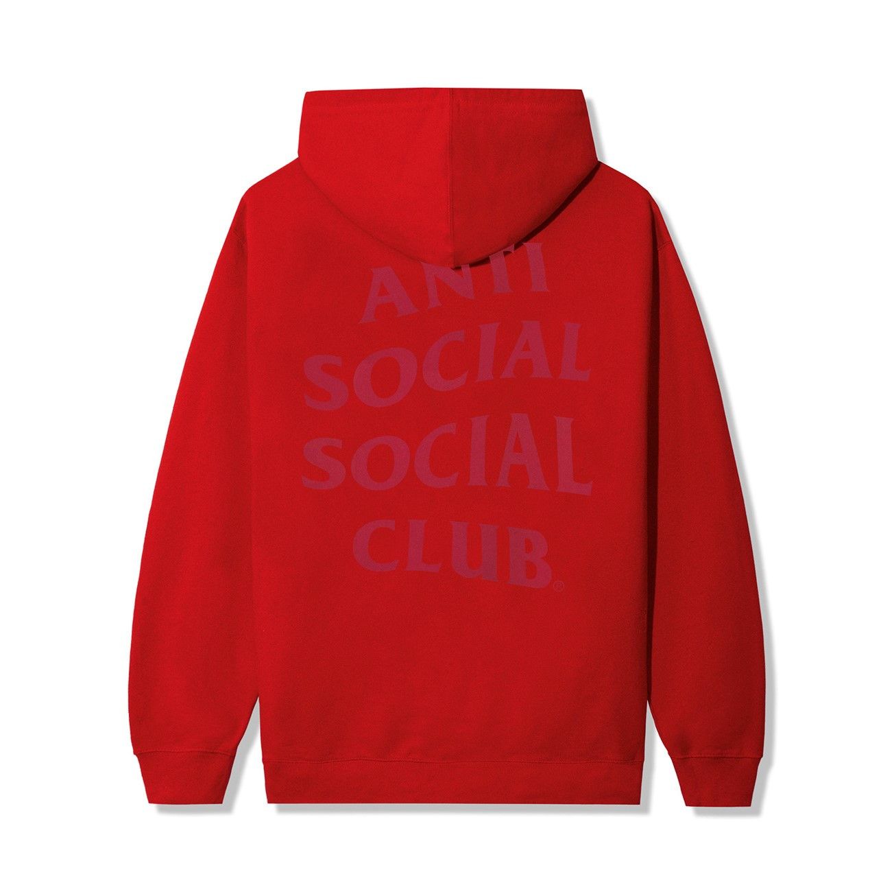 image of Anti Social Social Club Analogous Hoodie Red Ds, Men's (Size Medium)