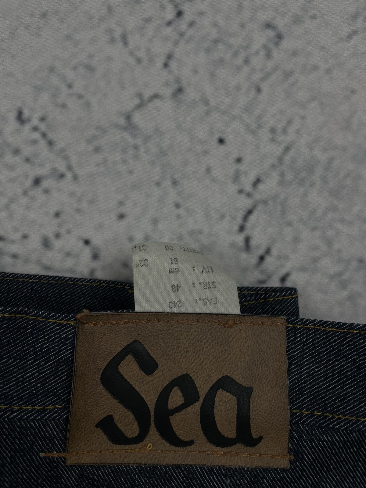 Other Vintage SEA W32 L31 Jeans straight Fit high qualit raw denim Size US 32 / EU 48 - 4 Thumbnail