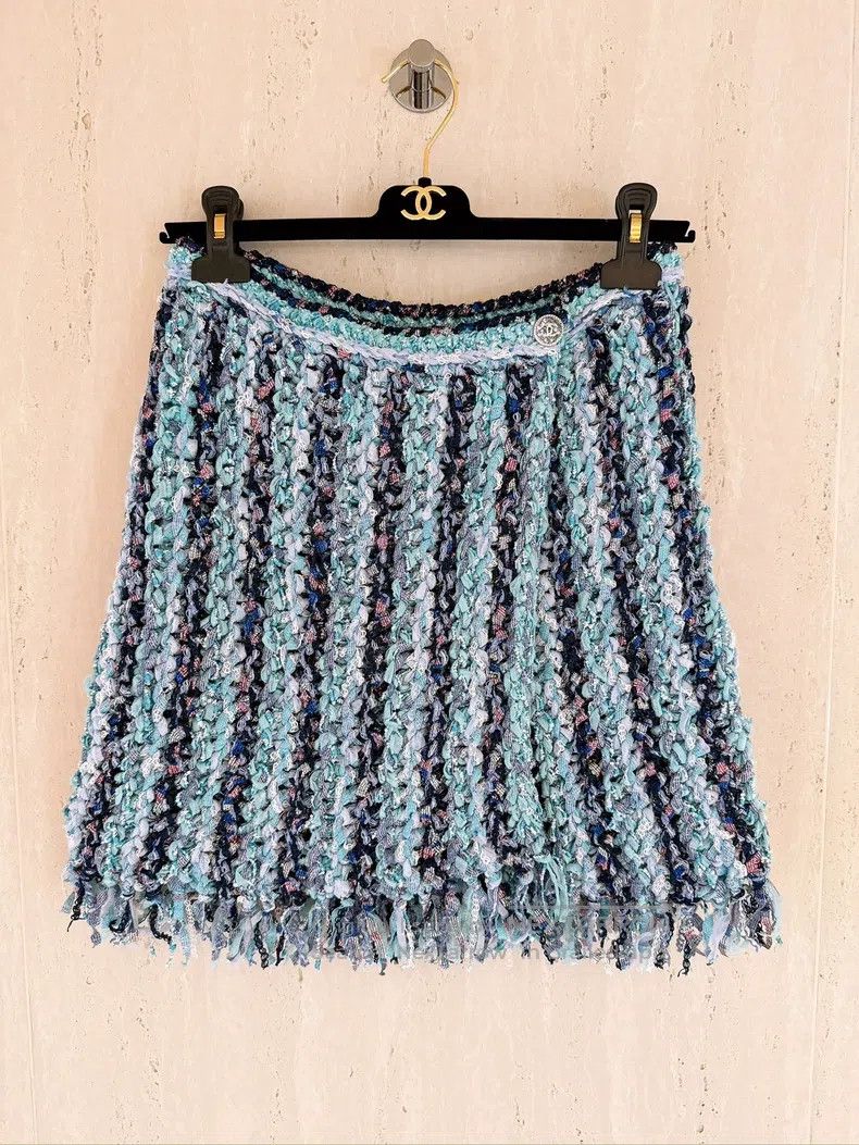 Chanel Chanel 23P spring and summer preview blue colourful stripe Size 25" / US 0 / IT 36 - 1 Thumbnail