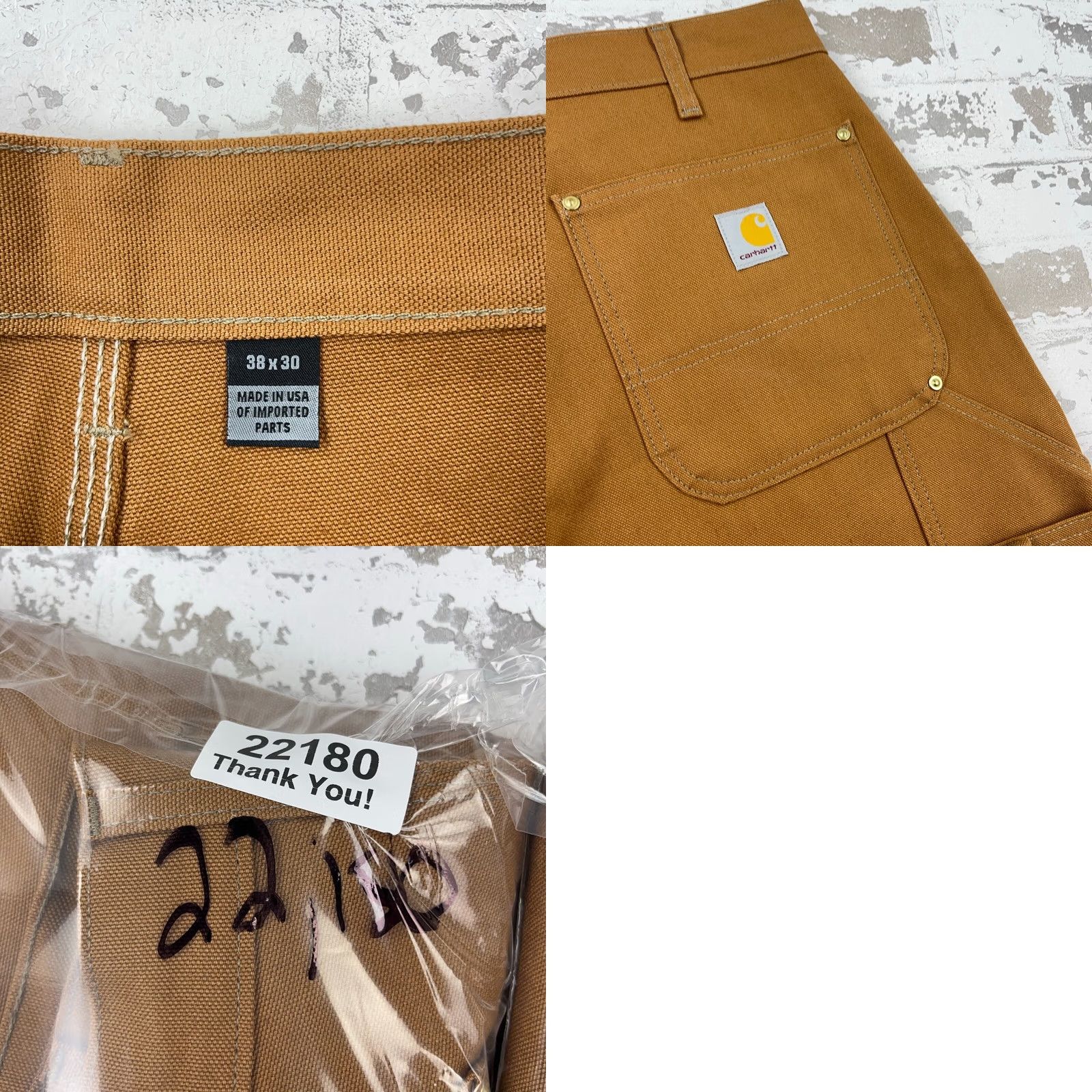 Carhartt Carhartt Pants Men 38x30 Brown Loose Fit Duck Canvas Double Knee USA Baggy 90s Workwear B01 Size US 38 / EU 54 - 10 Thumbnail