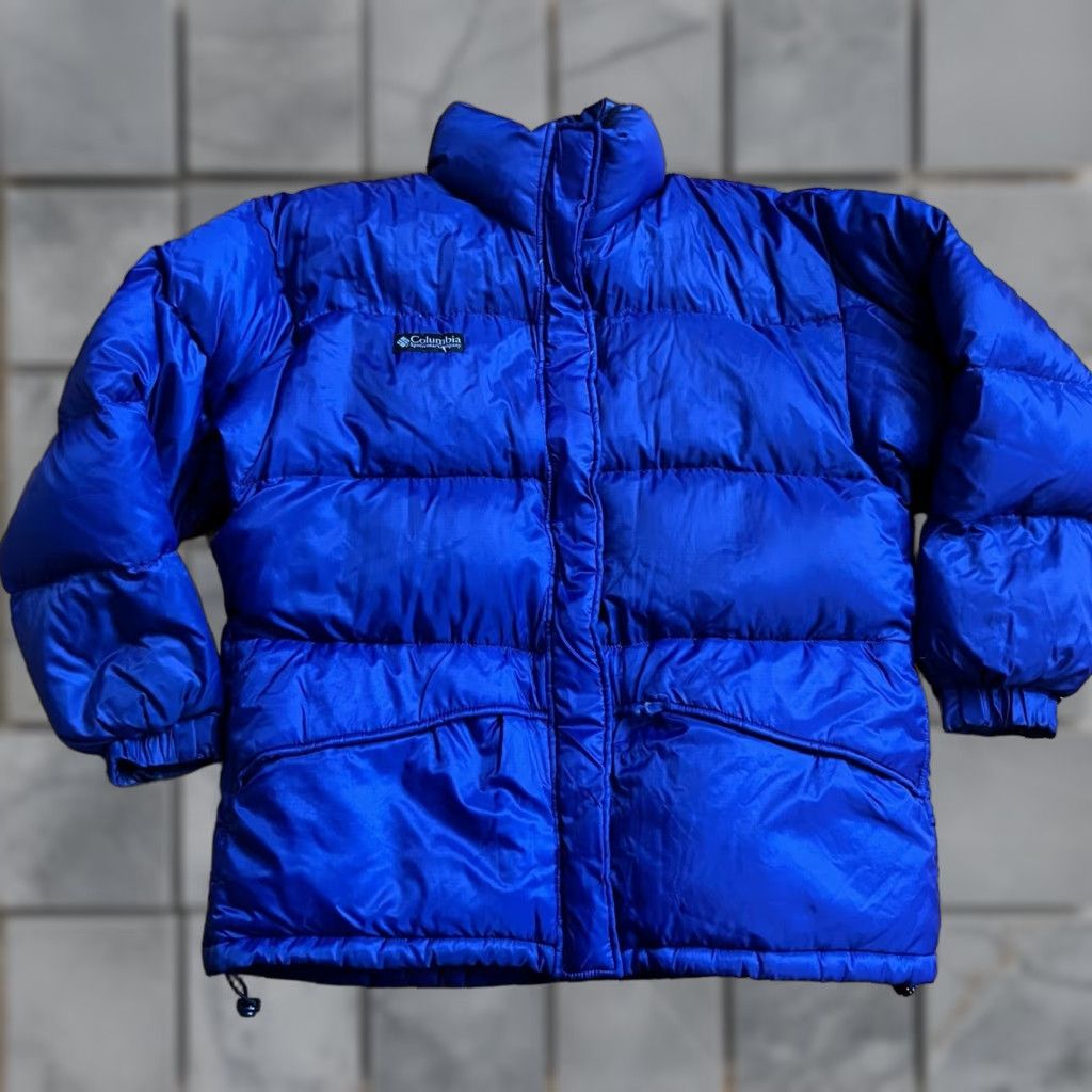 Vintage Columbia Jacket Purple Puffer Down Coat Womens Large L Size L / US 10 / IT 46 - 1 Thumbnail