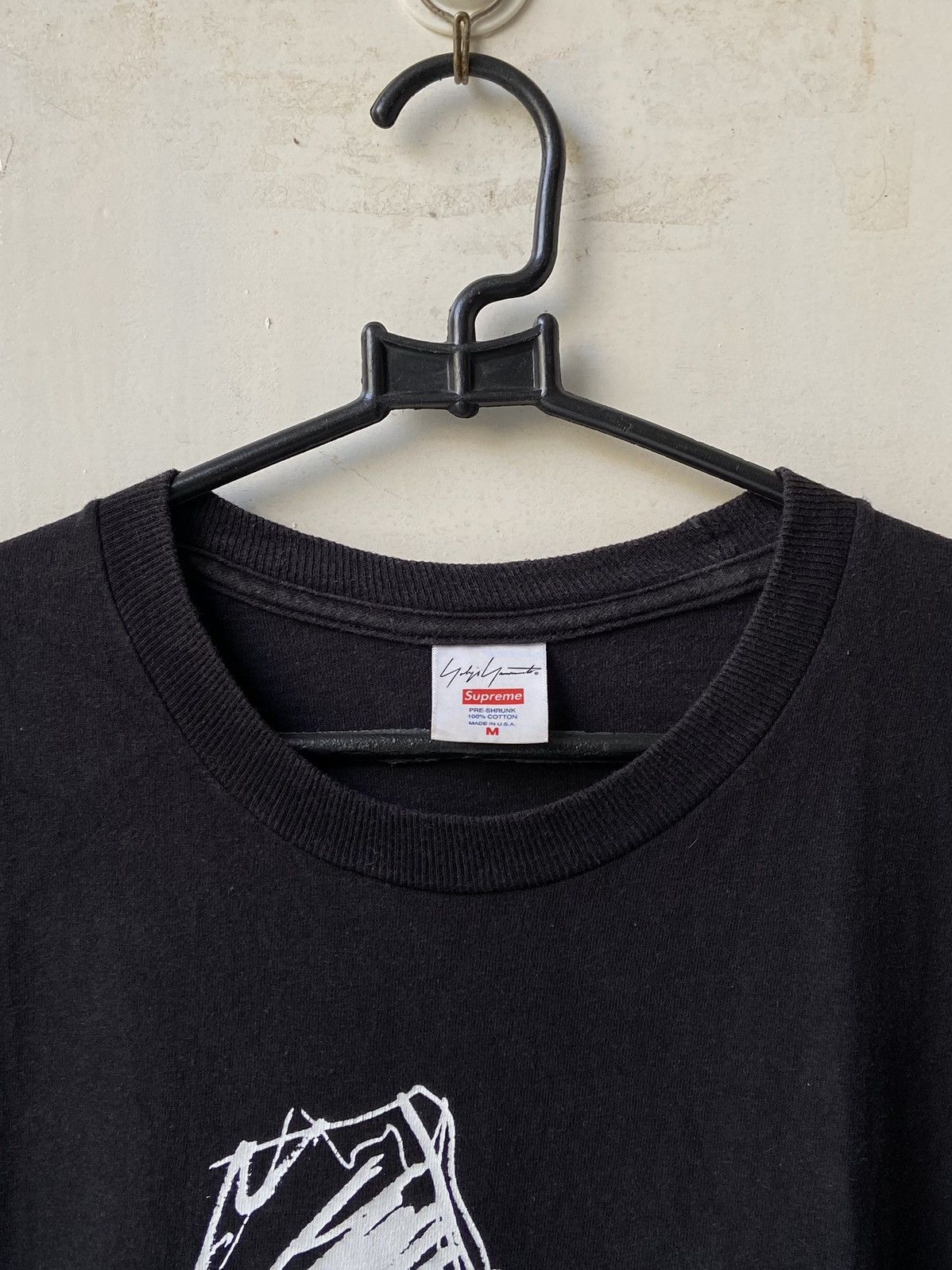 Supreme YOHJI YAMAMOTO x SUPREME Black T-Shirt | Grailed