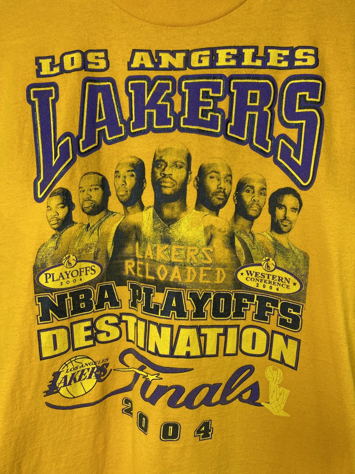 NBA Vintage 00’ Lakers Roster Team Kobe Tee Shirt Size US M / EU 48-50 / 2 - 4 Thumbnail