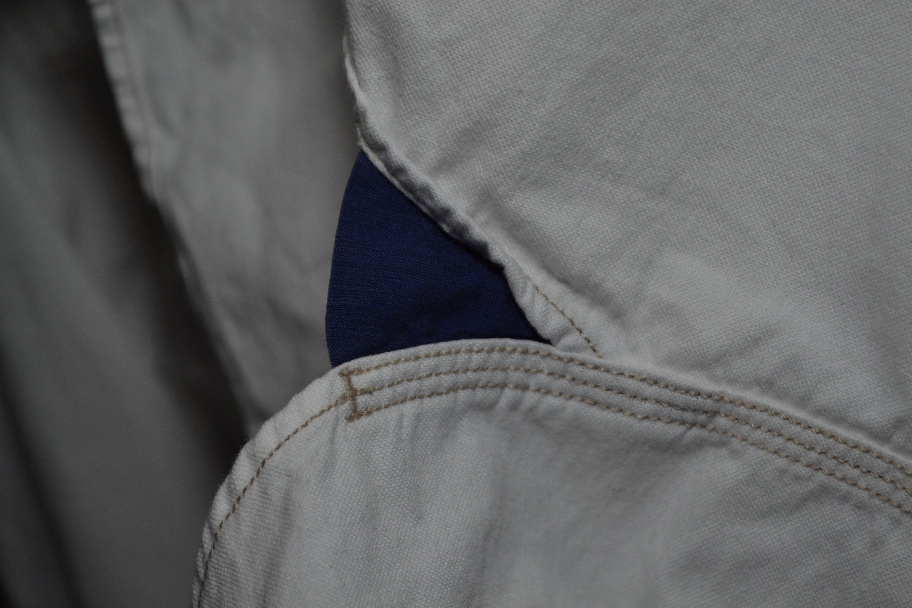 Paul Smith Paul Smith Red Ear Japan Workwear M White Thick Cotton Shirt Size US M / EU 48-50 / 2 - 10 Thumbnail