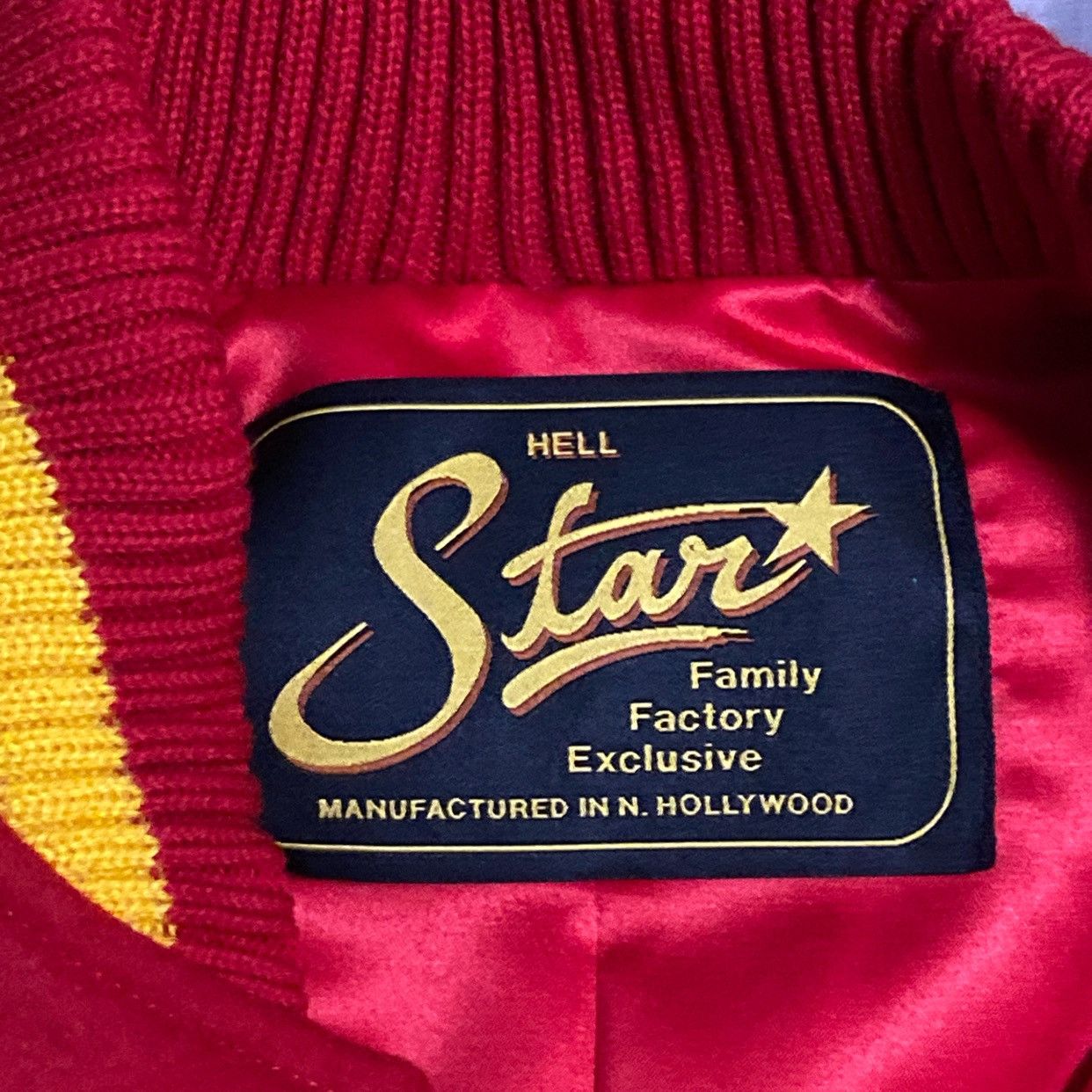 HELLSTAR Hellstar Records Werewolf Varsity Letterman Jacket Brand New Size US L / EU 52-54 / 3 - 4 Thumbnail