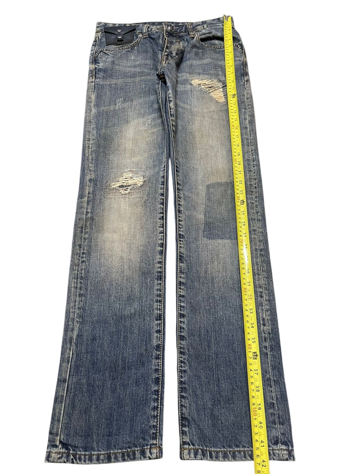 Replay Vintage Replay Blue Wash Distressed Style Jeans Size US 30 / EU 46 - 12 Thumbnail