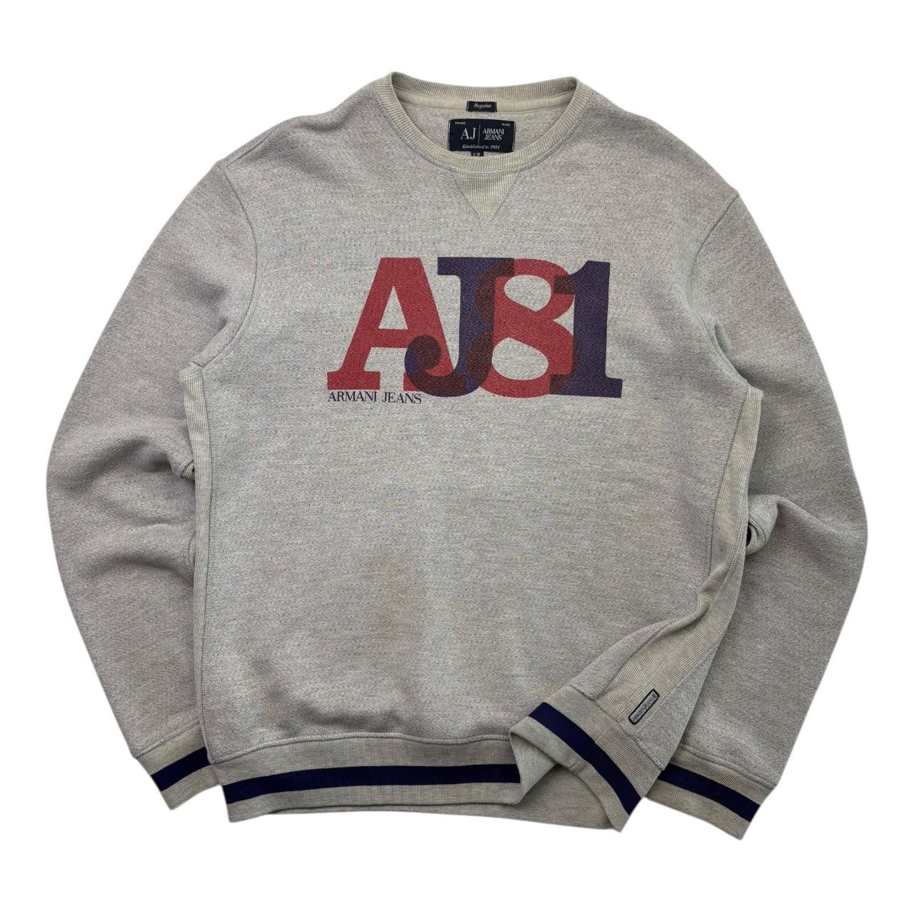 Armani Vintage Armani Jeans Sweatshirt (XL) Size US XL / EU 56 / 4 - 1 Thumbnail