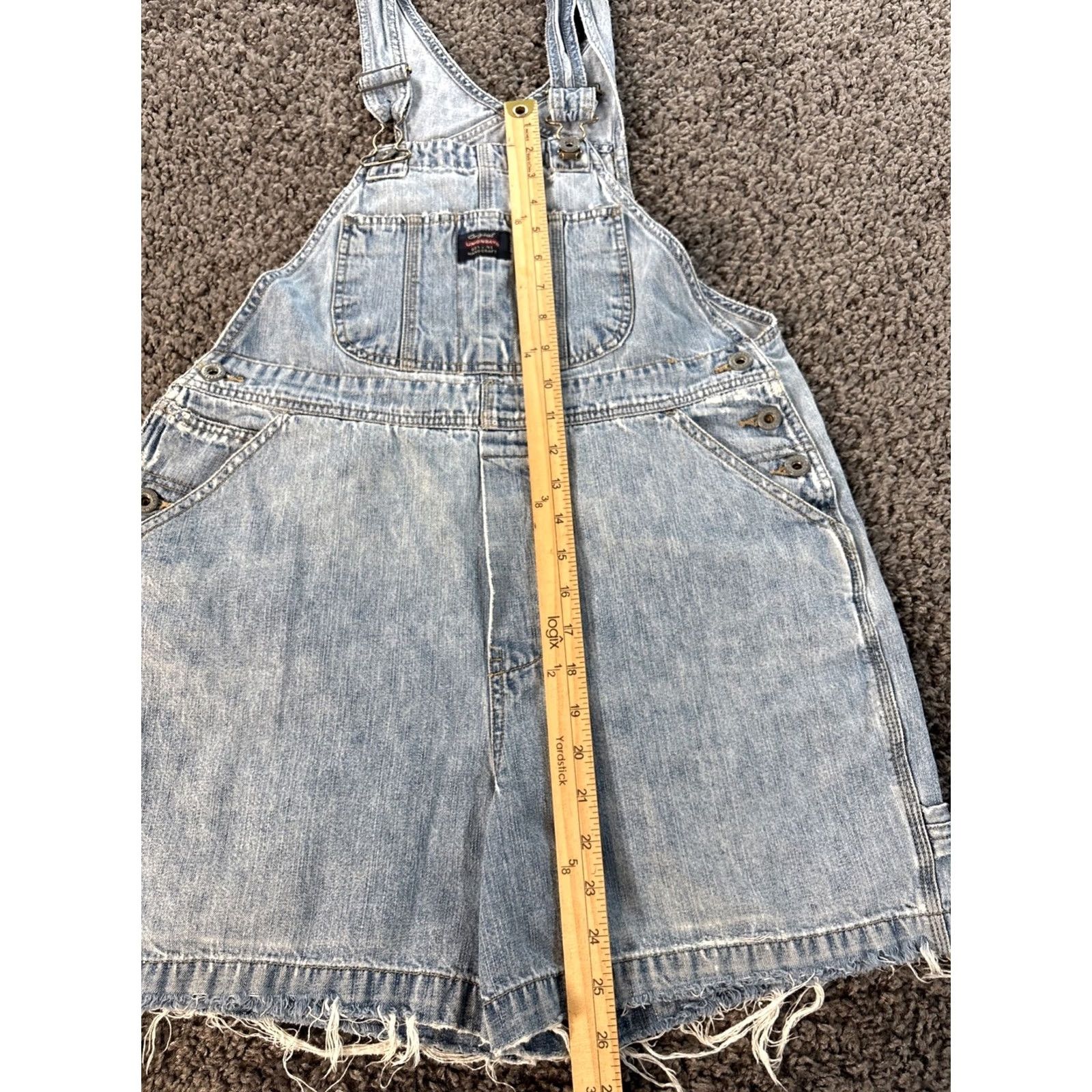 Vintage VINTAGE UNIONBAY Jeans Overalls Women Small Light Wash Denim Grunge 90s S Frayed Straight Blue Womens Size 28" / US 6 / IT 42 - 2 Thumbnail