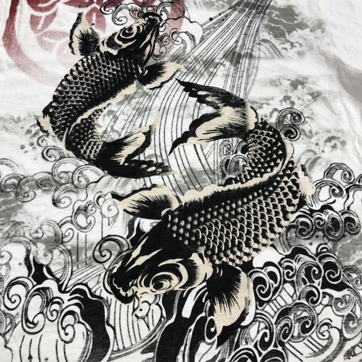 Karakuri Tamashii Vintage Traditional Karakuri Tamashii Koi Sukajan Y2K Dragon Size US XXL / EU 58 / 5 - 5 Thumbnail