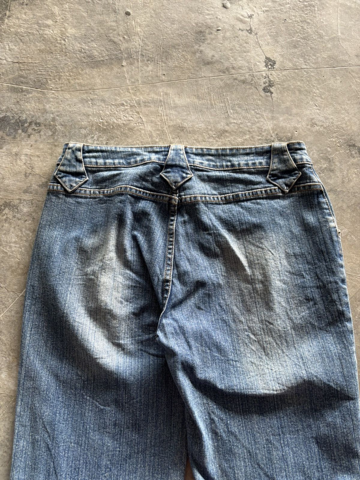 20471120 × Hysteric Glamour × Japanese Brand flare y2k R4R jeans rave style bootcut panelled cyber Size US 31 - 11 Thumbnail