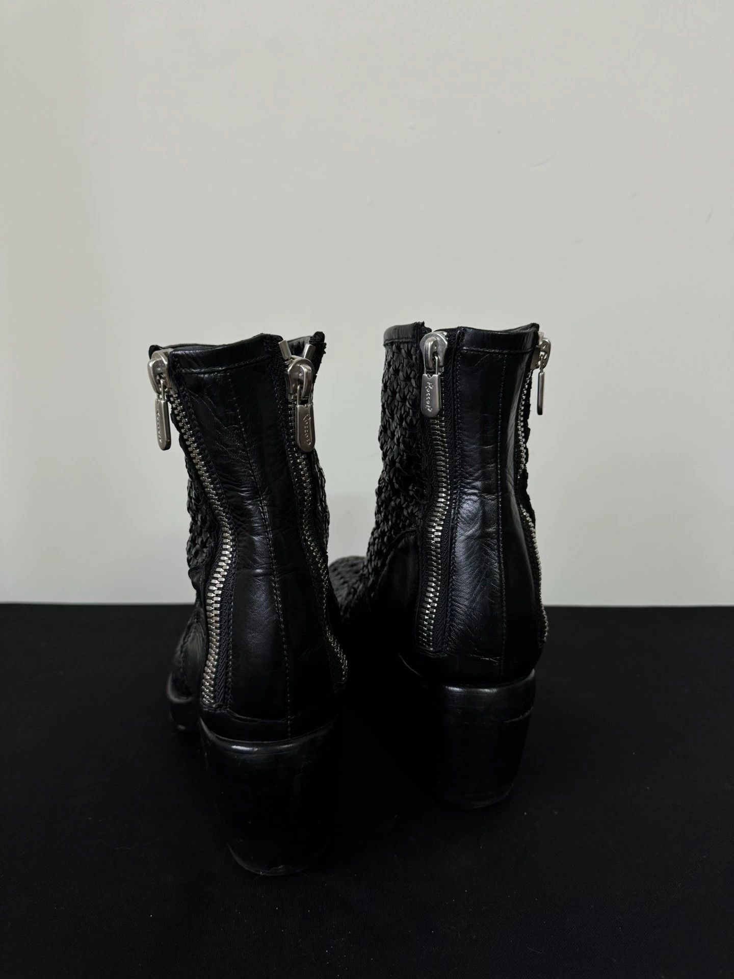 RoccoP RoccoP Vintage Leather Ankle Boot Double Zipper Heel 37 Size US 6.5 / IT 36.5 - 5 Thumbnail