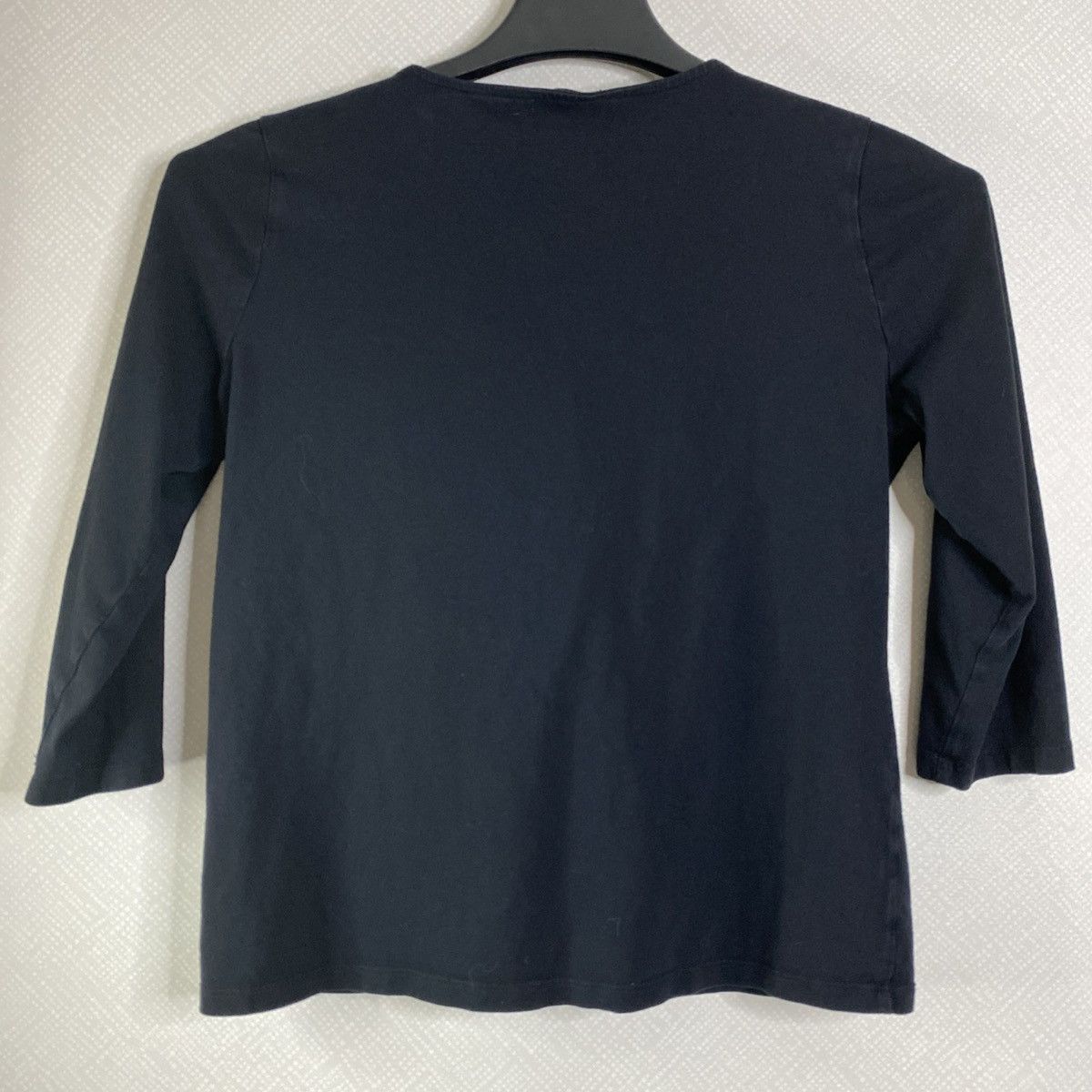 Talbots Talbots Blouse Womens Black Sz M 3/4 Sleeve Casual EUC Size M / US 6-8 / IT 42-44 - 2 Thumbnail