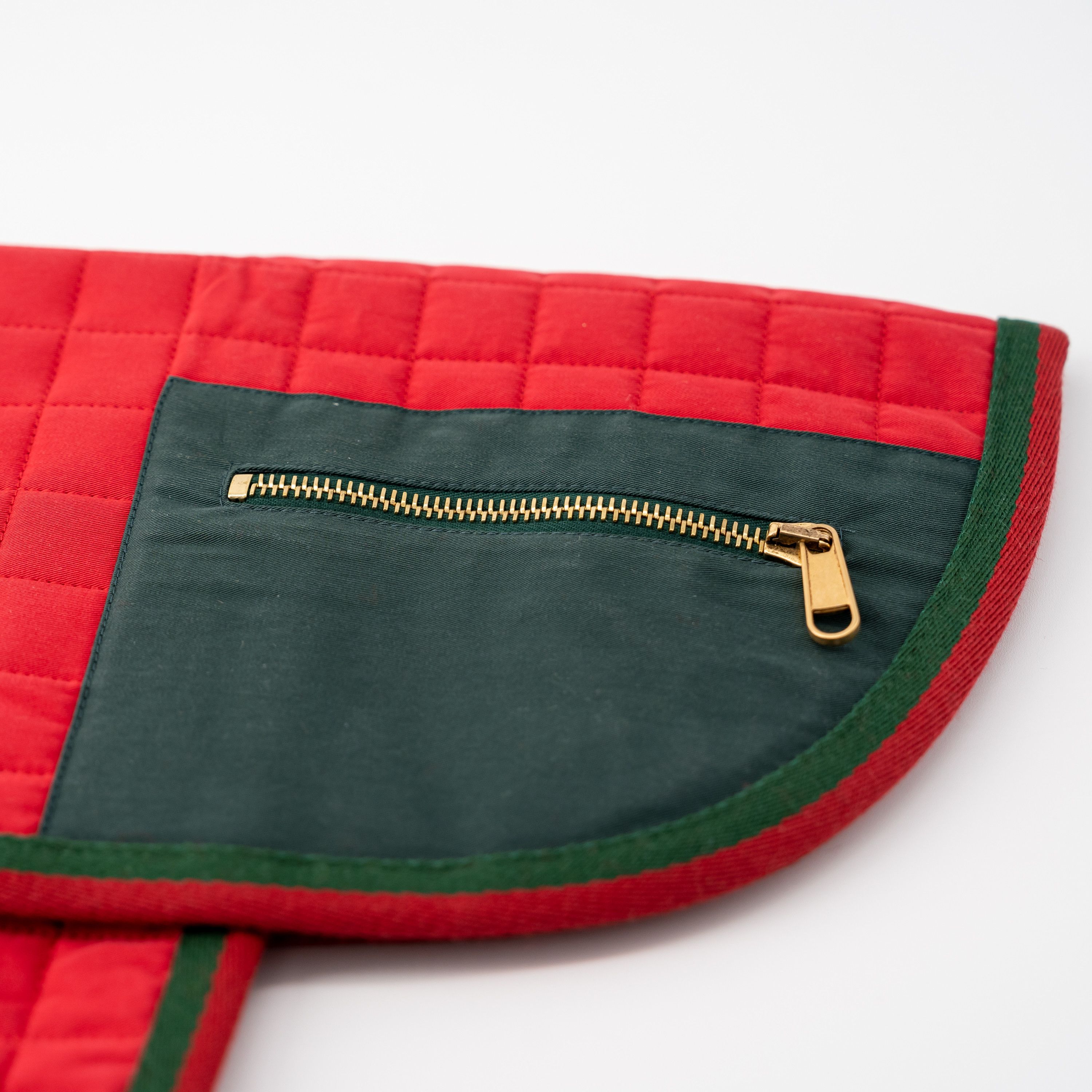 Gucci size M - Gucci Dog Pet Trench Coat GG Red Green Size ONE SIZE - 5 Thumbnail