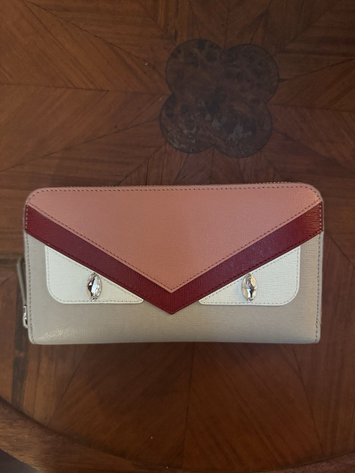 Fendi Crystal Eye Monster Continental Zip Around Wallet NWT Size ONE SIZE - 1 Thumbnail