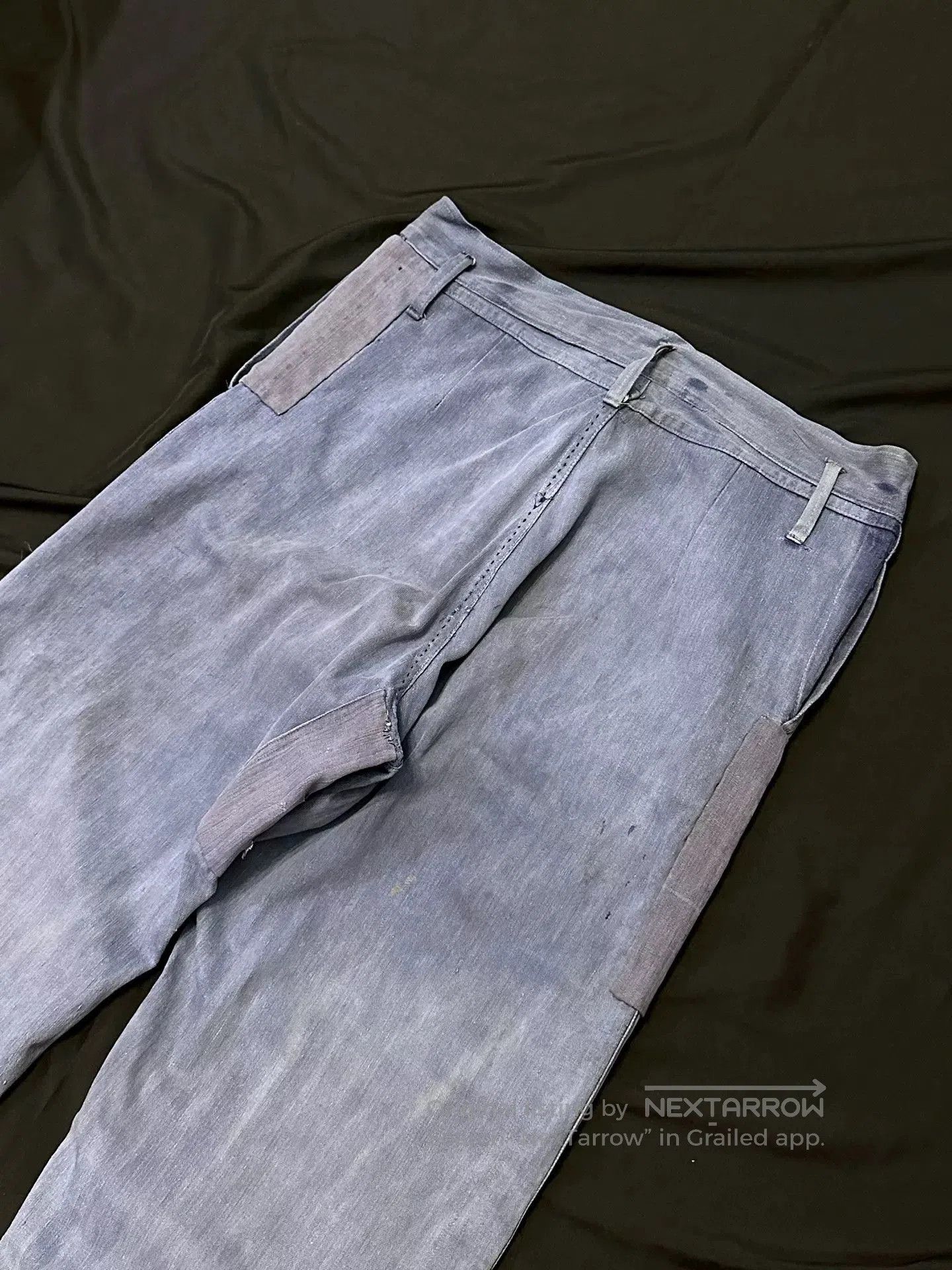 Vintage Vintage French Workwear Patch Jeans. Size US 30 / EU 46 - 7 Thumbnail