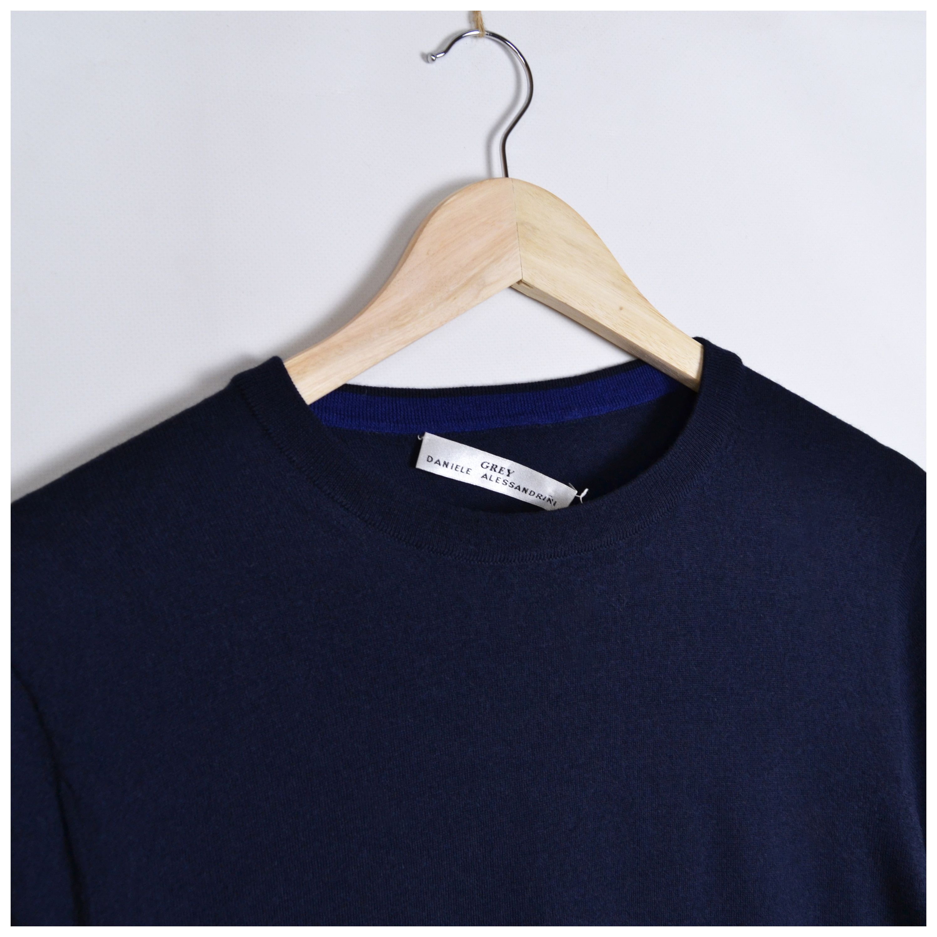 Daniele Alessandrini GREY by Daniele Alessandrini Wool Mens Jumper Size US M / EU 48-50 / 2 - 2 Thumbnail