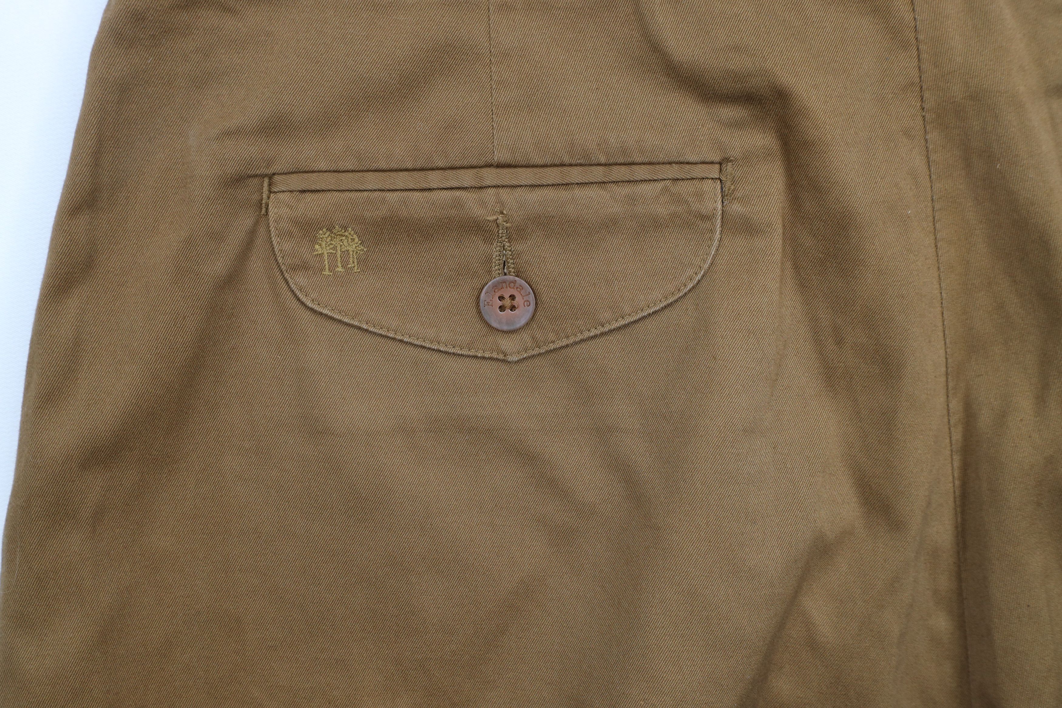 Vintage Deadstock Vintage 90s Streetwear Chino Shorts Brown Cotton Size 36" / US 14 / IT 50 - 12 Thumbnail