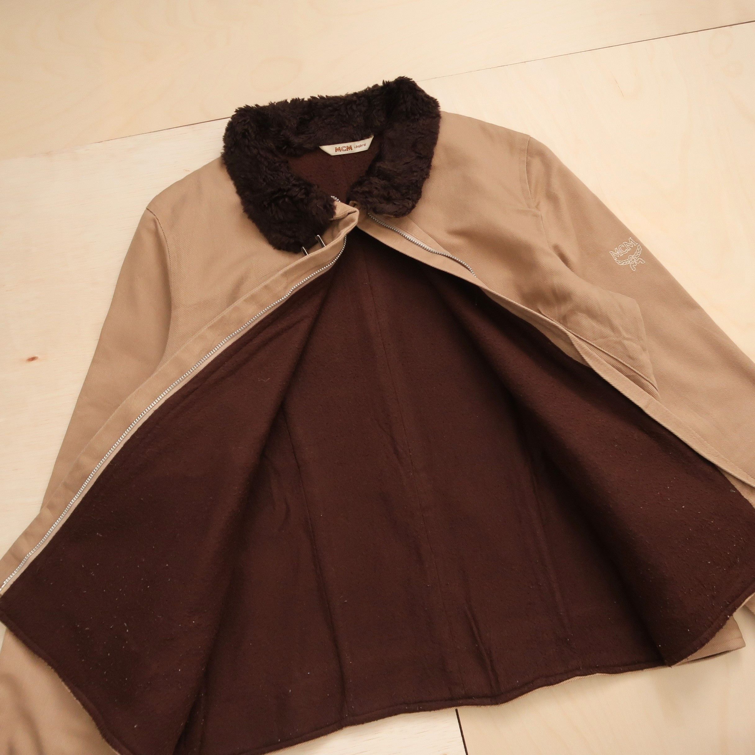 MCM 1990s MCM Legere Luxury Fur Faux Boxy Jacket Size US M / EU 48-50 / 2 - 11 Thumbnail