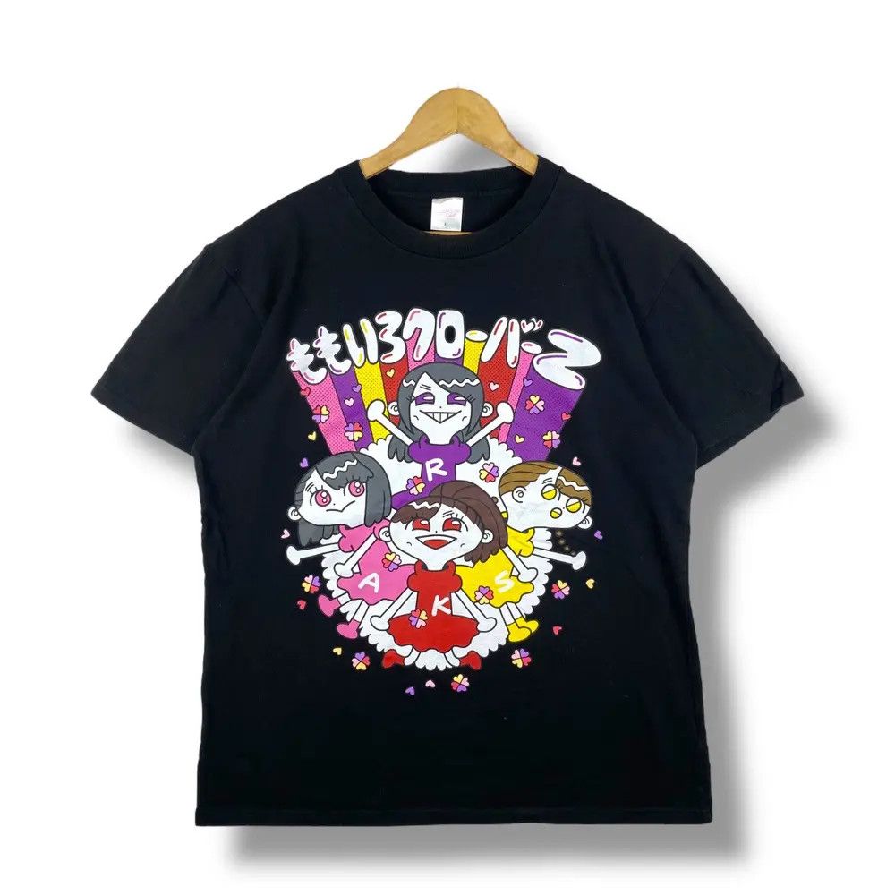 Japanese Brand MOMOIRO CLOVER Z Japanese Idol Girl Group Cartoon Graphic Size US L / EU 52-54 / 3 - 1 Thumbnail