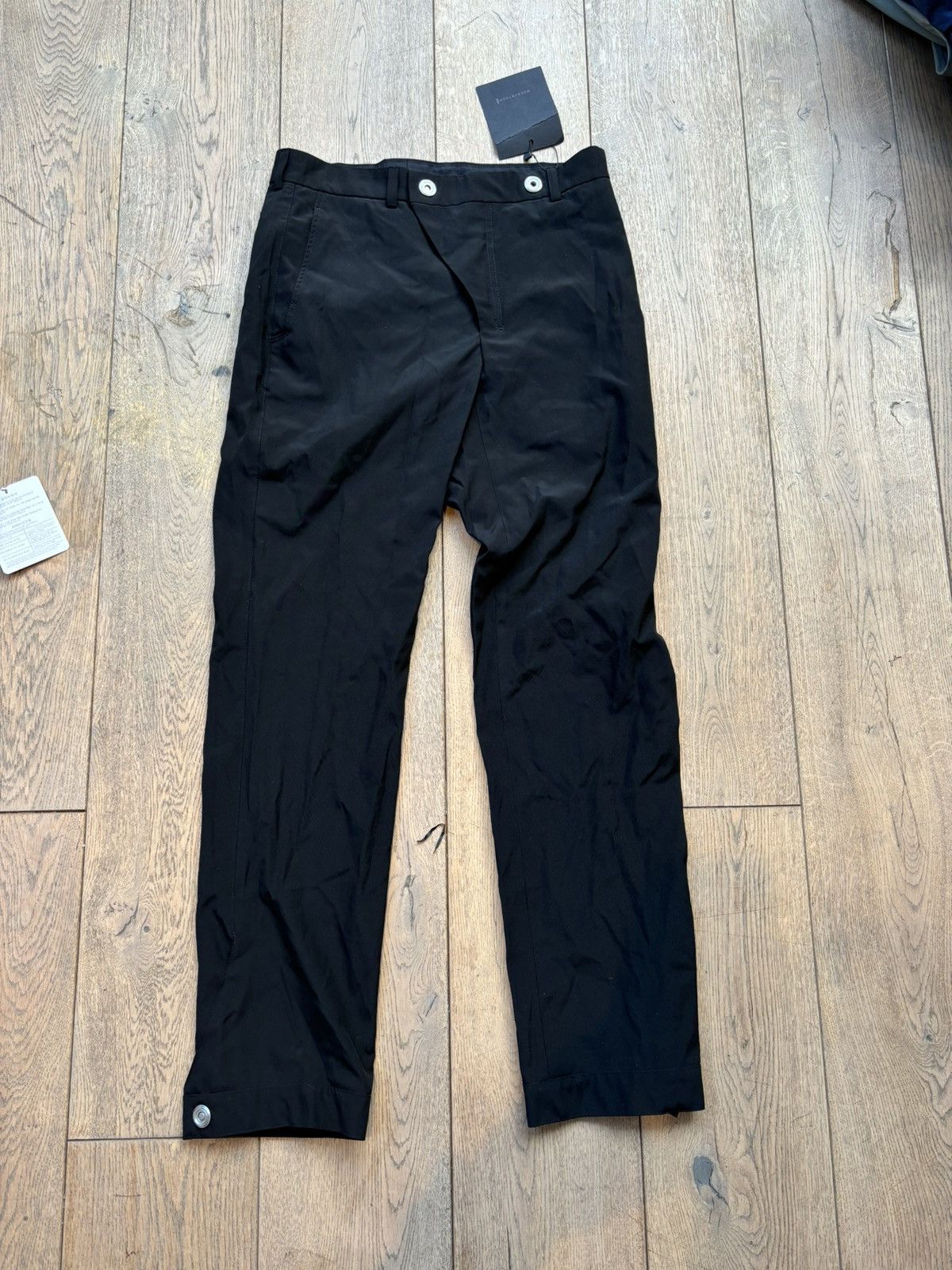 Kiko Kostadinov × Mackintosh Kiko Kostinadov Mackintosh 0002 black trousers size small Size US 30 / EU 46 - 2 Thumbnail