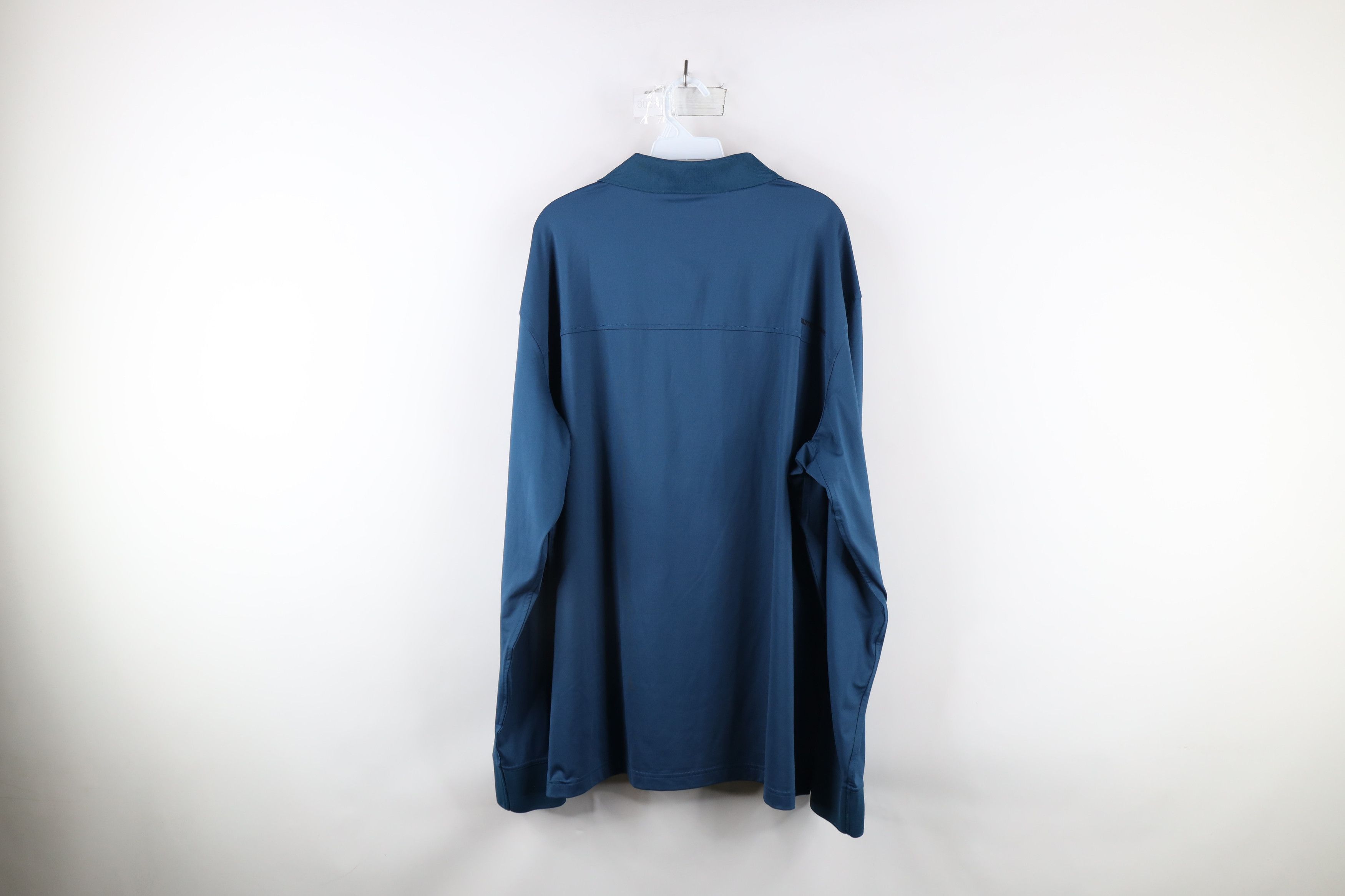 Vintage Duluth Trading Co Performance Long Sleeve Polo Shirt Blue Size US XL / EU 56 / 4 - 10 Thumbnail