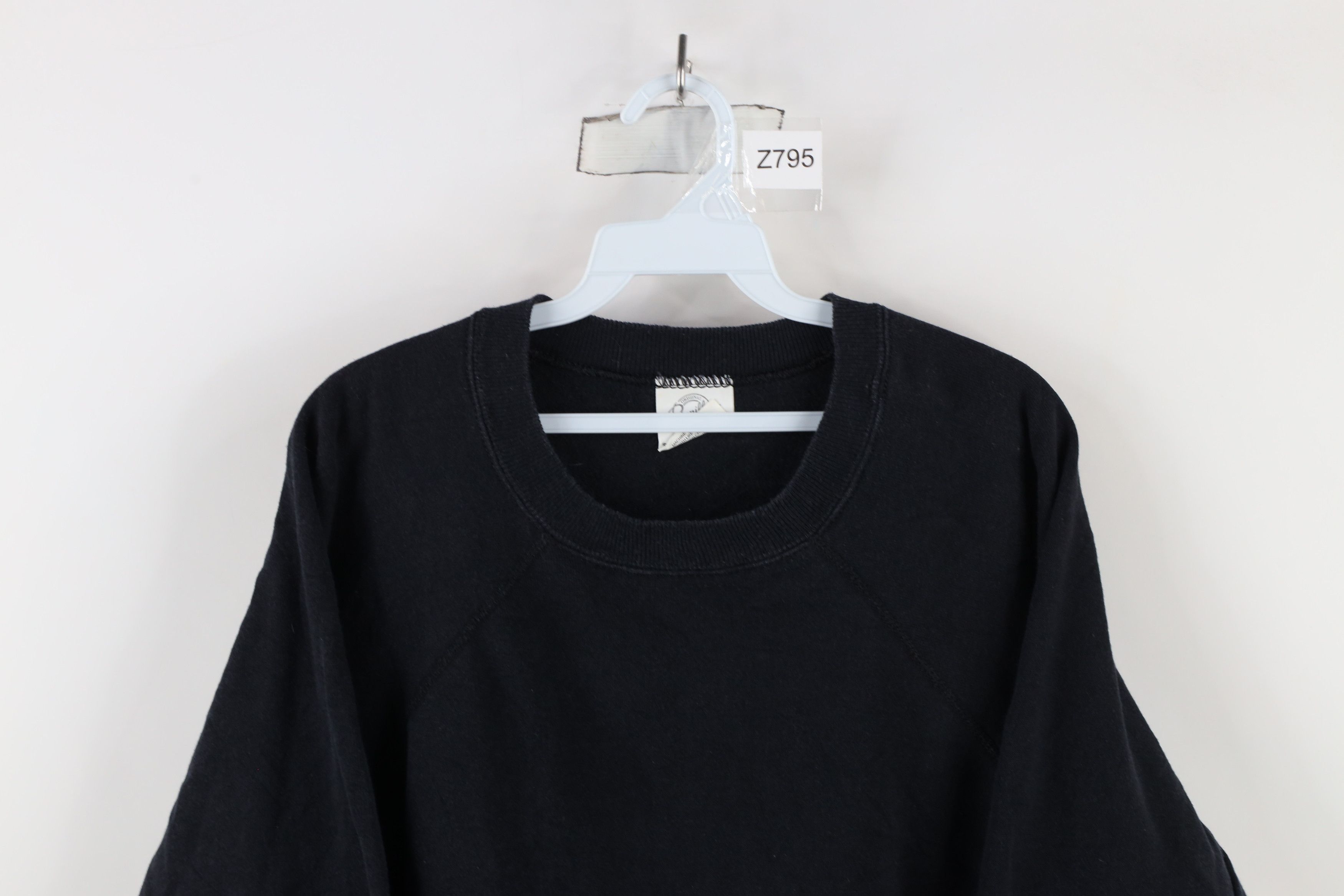 Vintage Vintage 80s 90s Streetwear Crewneck Sweatshirt Black USA Size XL / US 12-14 / IT 48-50 - 2 Thumbnail