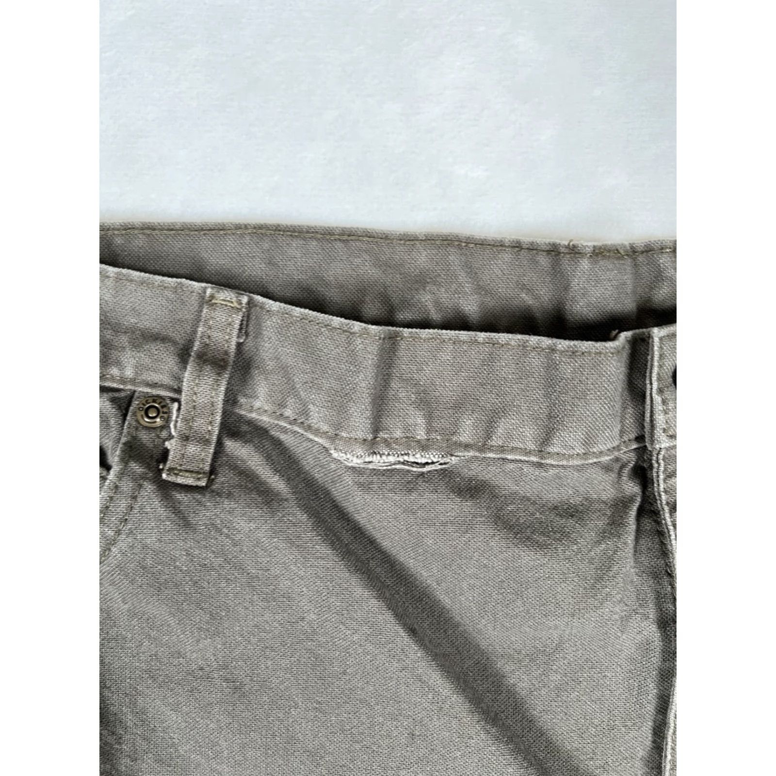 Dickies VINTAGE Dickies Carpenter Pants Green 36x30 Canvas Workwear 5-Pocket Style Mens Straight 30 in Inseam Regular Fit 44? Size US 36 / EU 52 - 5 Thumbnail