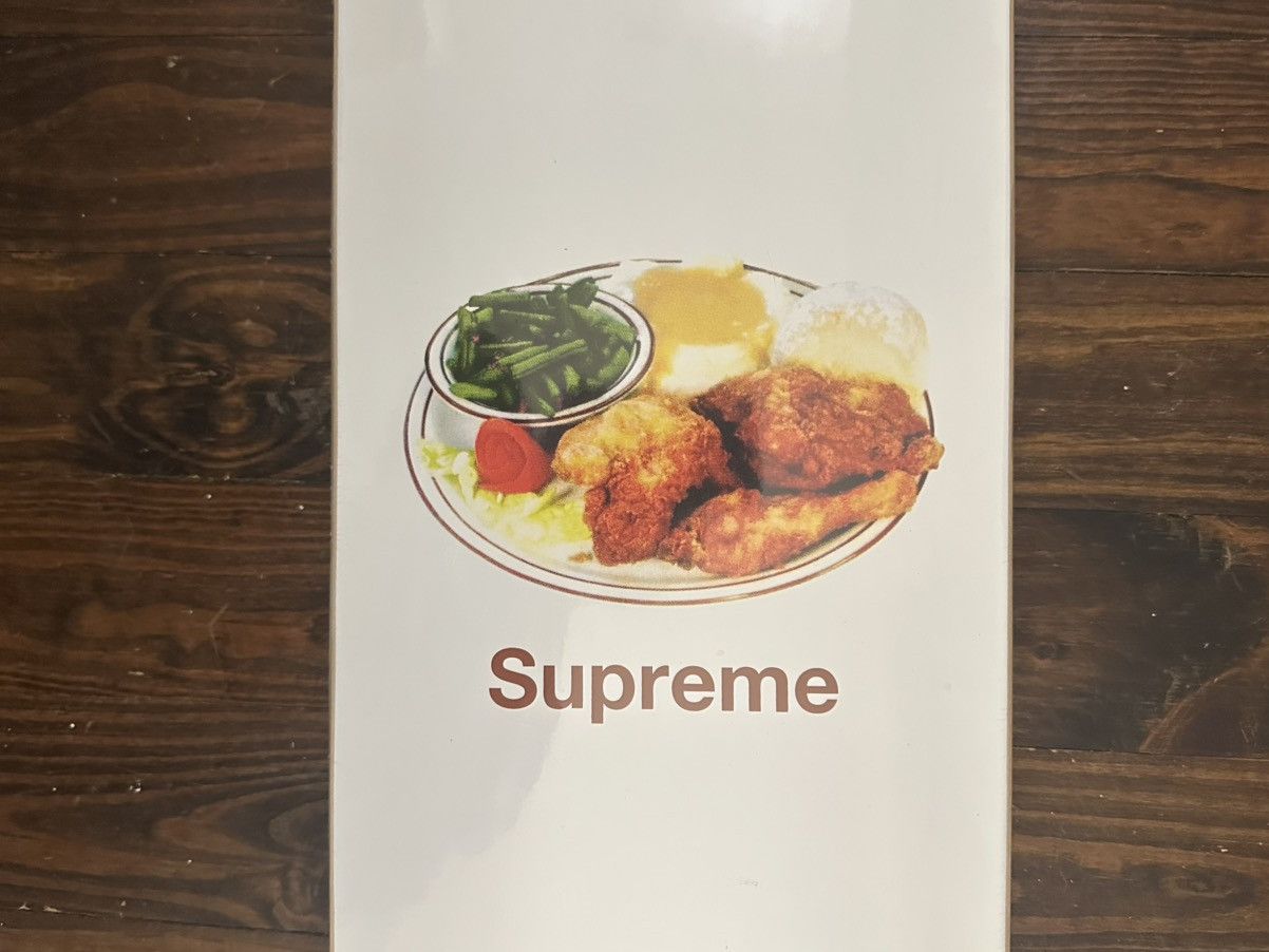 Supreme Supreme Chicken Dinner Skateboard Deck White SS18 Size ONE SIZE - 3 Thumbnail