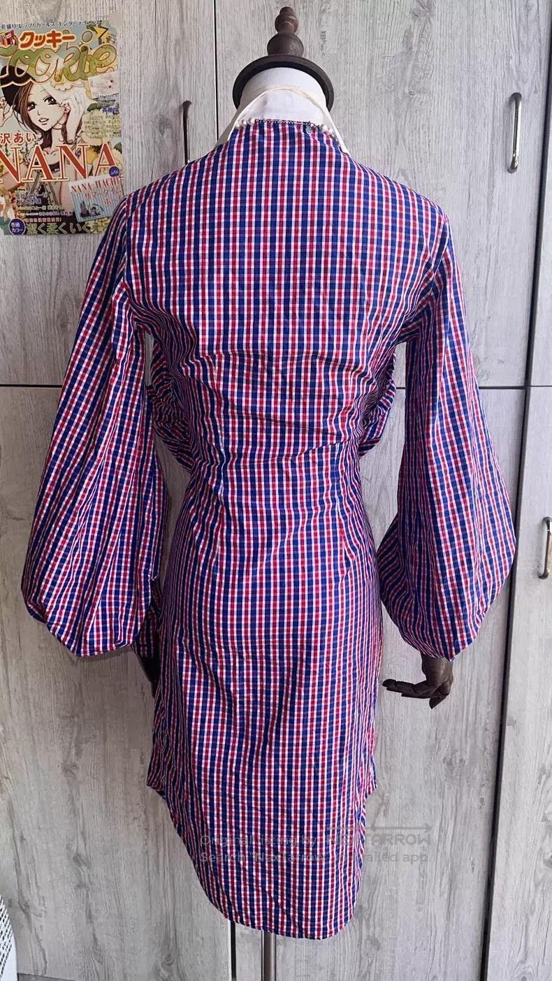 Vivienne Westwood Vivienne Westwood Show Model Shirt Dress, Lantern Sleeves, Size XS / US 0-2 / IT 36-38 - 5 Thumbnail