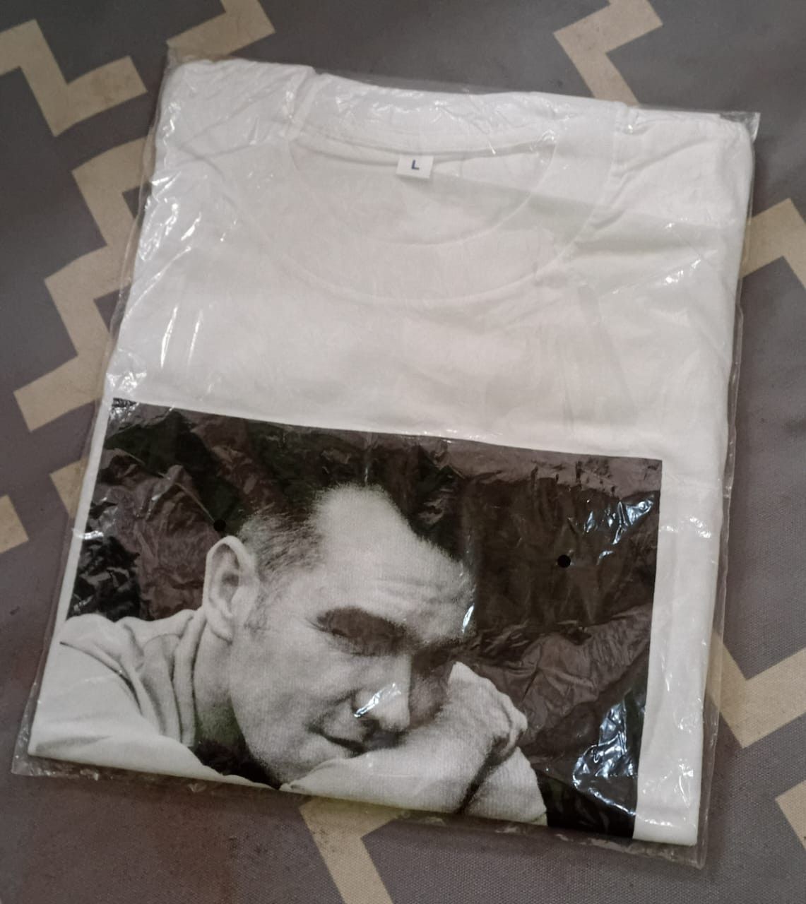 Morrissey × The Smiths × Vintage VINTAGE MORRISSEY TOSHIBA EMI PROMO SHIRT RARE Size US L / EU 52-54 / 3 - 2 Thumbnail