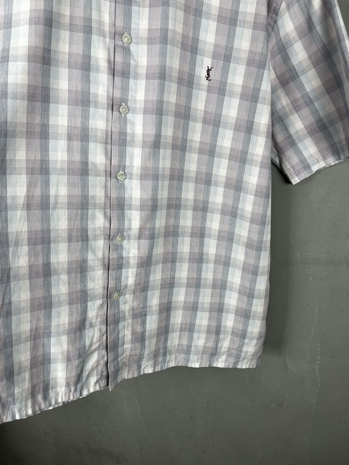 Yves Saint Laurent YSL rare button shirt vintage 90s size XL Size US XL / EU 56 / 4 - 9 Thumbnail