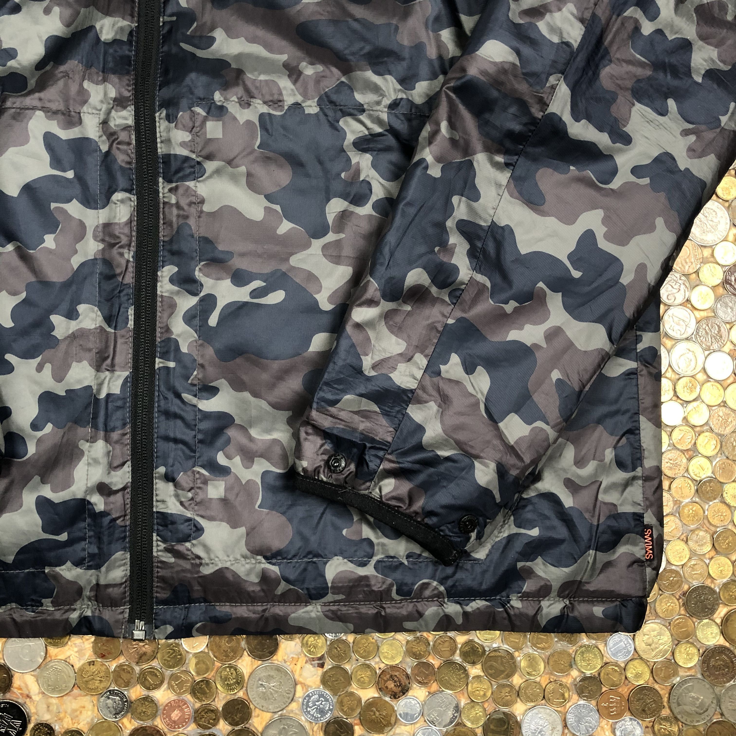 Vintage SWIMS military camouflage zip jacket 90s Primaloft Size US L / EU 52-54 / 3 - 4 Thumbnail