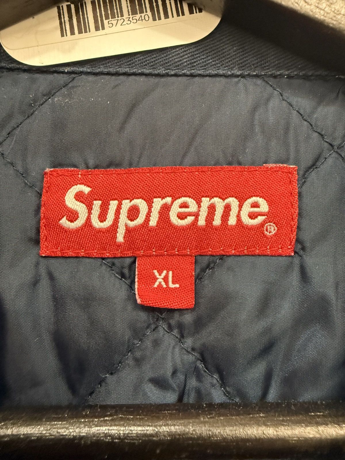 Supreme Supreme Washed Blue NYPD Jacket Size US XL / EU 56 / 4 - 7 Thumbnail