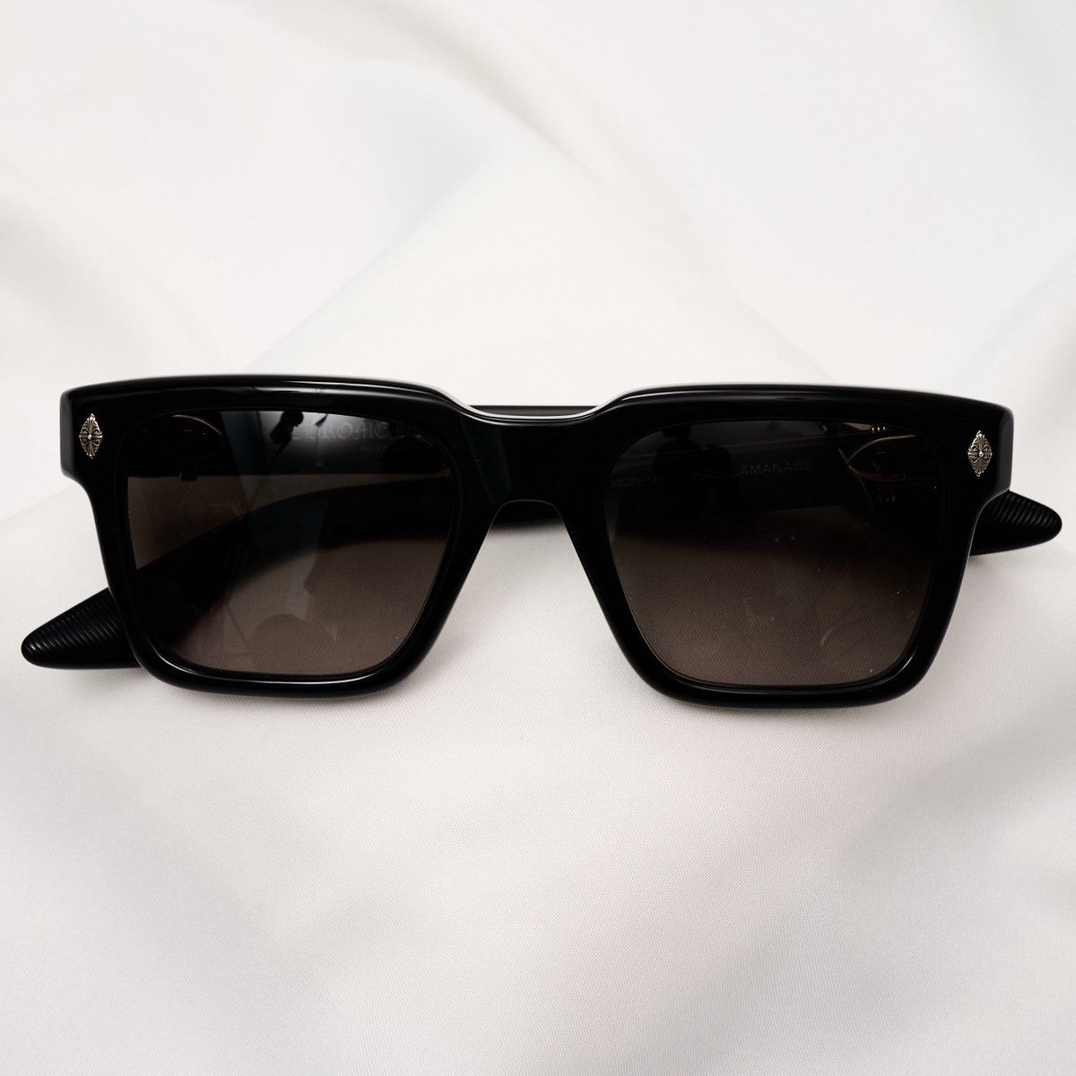 Chrome Hearts CHROME HEARTS HALLLAMANASS BLACK SUNGLASSES Size ONE SIZE - 6 Thumbnail