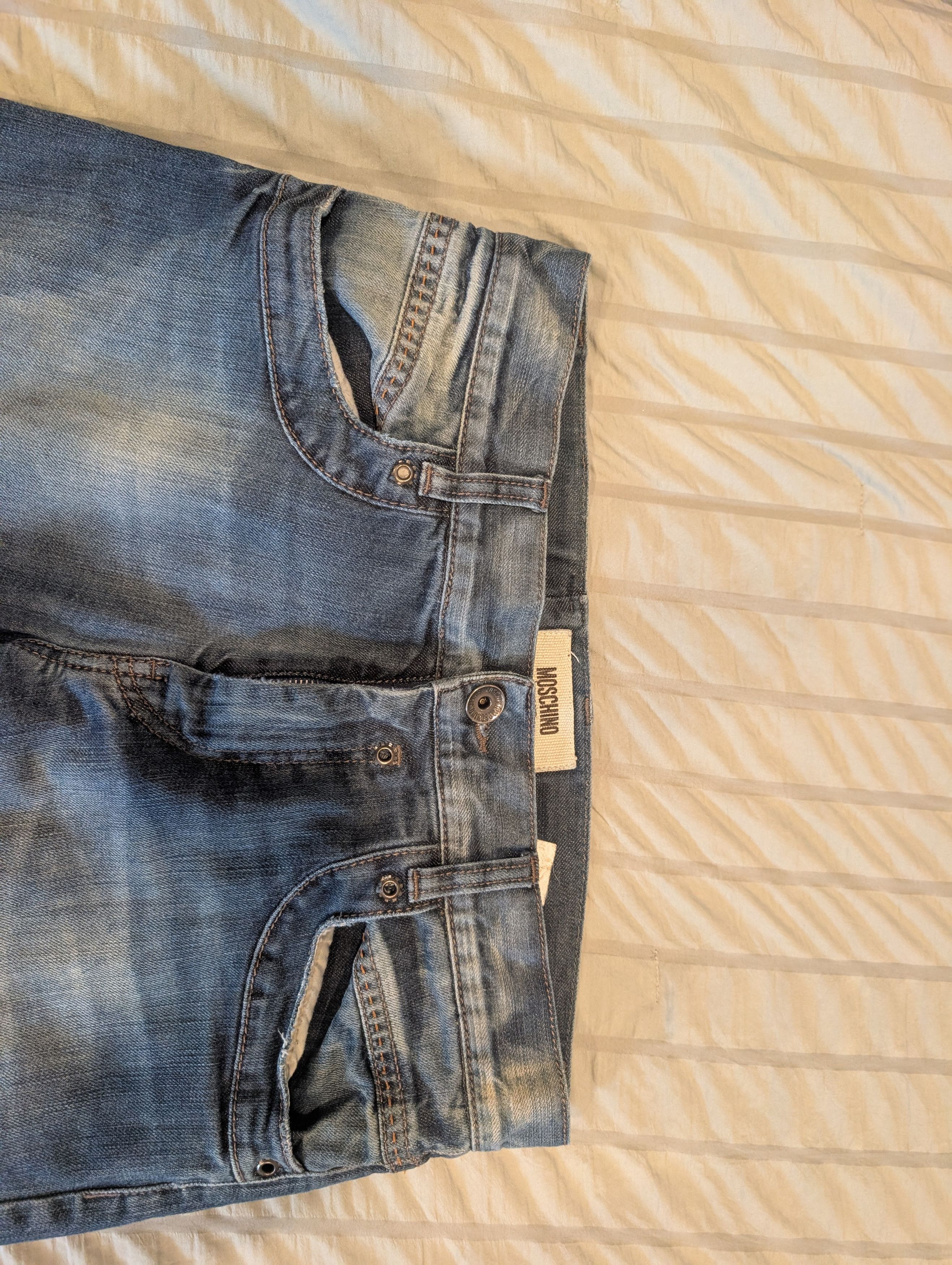 Moschino Archival Moschino Jeans Y2K Industrial Strap Detail Denim Size US 32 / EU 48 - 5 Thumbnail