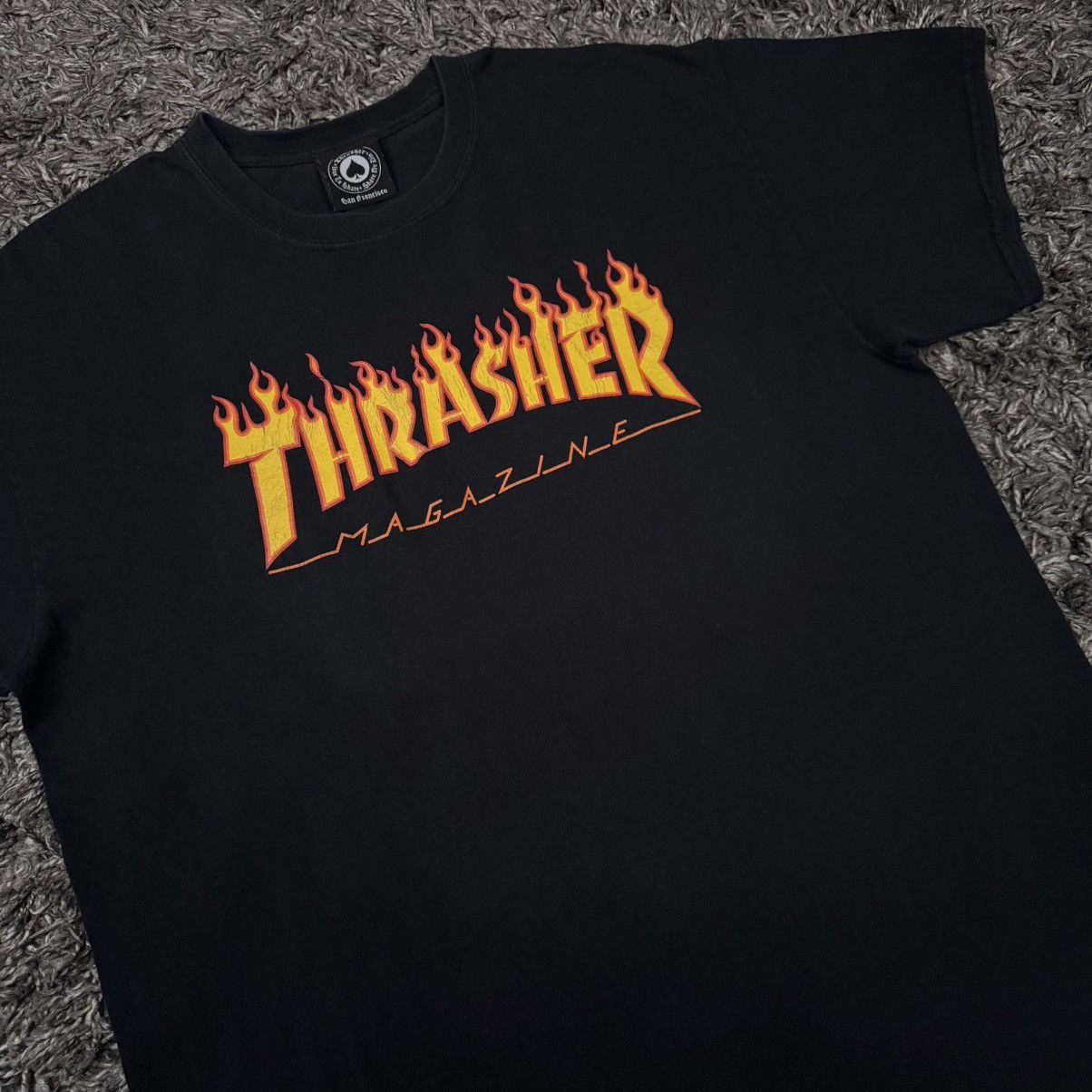 Thrasher Thrasher Magazine Black Skate T-Shirt Size US L / EU 52-54 / 3 - 5 Thumbnail