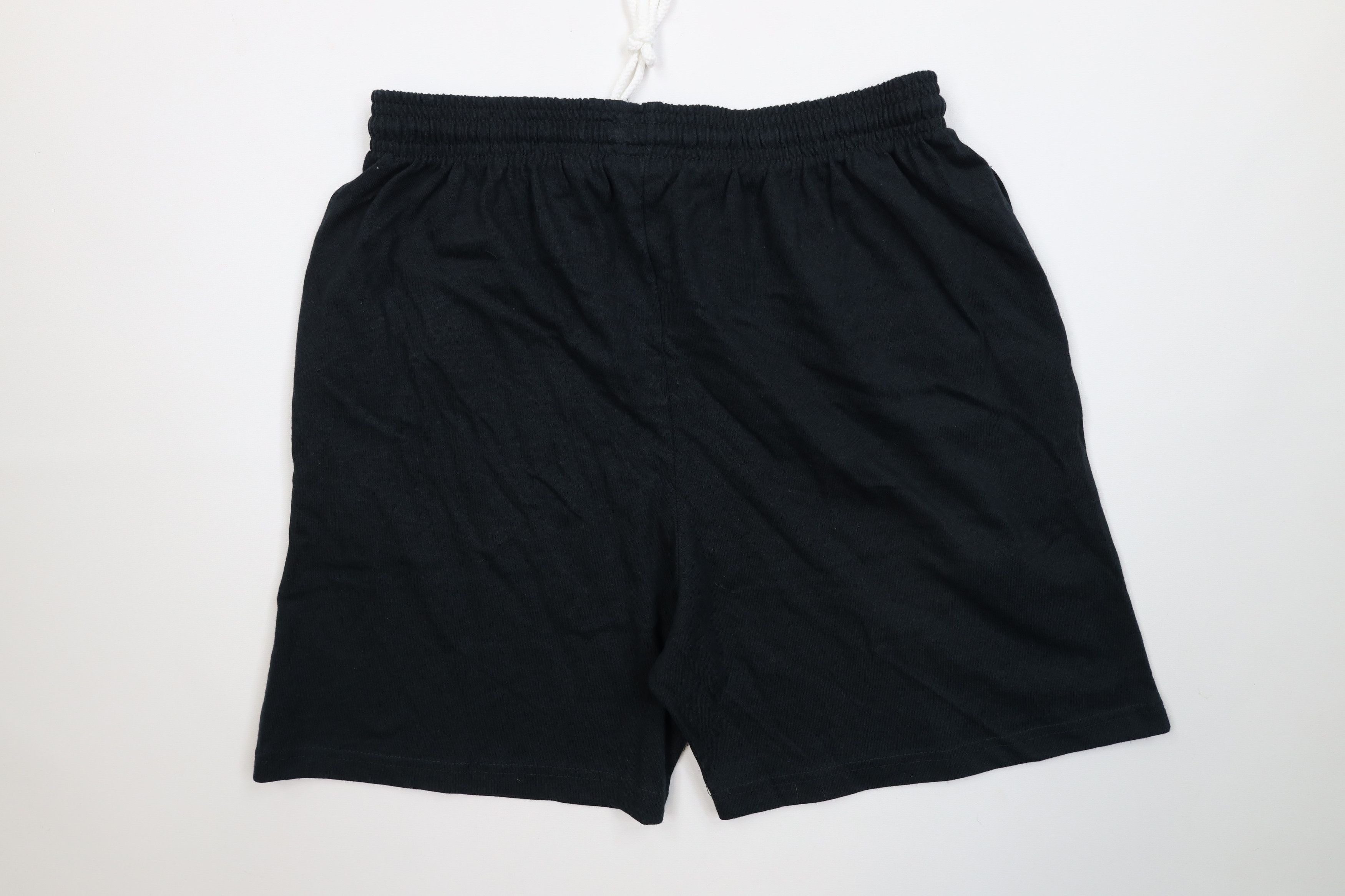 Vintage Vintage 90s Streetwear Sequin Star Cotton Shorts Black USA Size 28" / US 6 / IT 42 - 8 Thumbnail