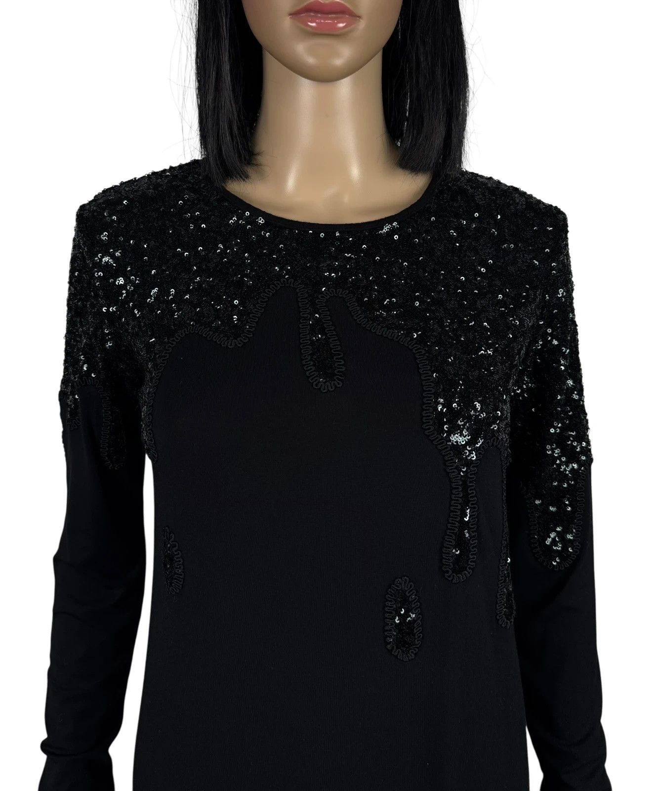 Love Moschino Love Moschino Sequined Dress Viscose size GB8 I40 Size S / US 4 / IT 40 - 4 Thumbnail
