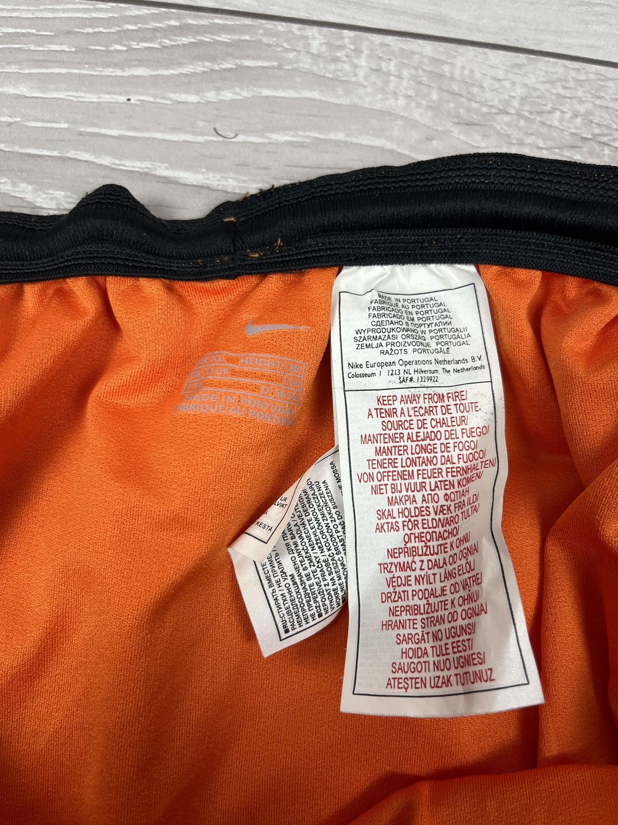 Nike Nike Netherlands Vintage 00s #7 Soccer Player Issue Shorts Size US 36 / EU 52 - 8 Thumbnail