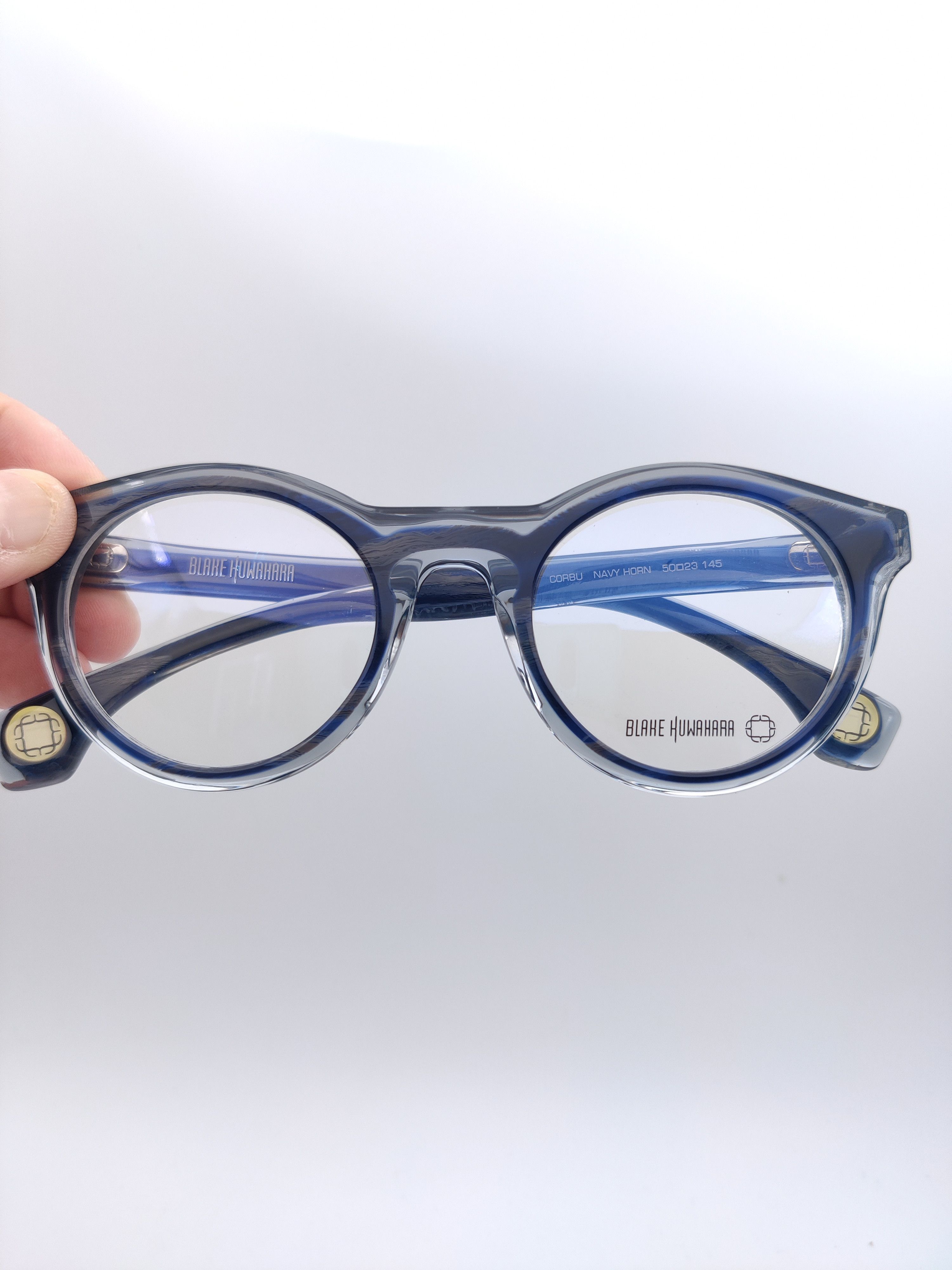 image of Blake Kuwahara Japanese Designer Glasses Spectacles in Grey, Men's