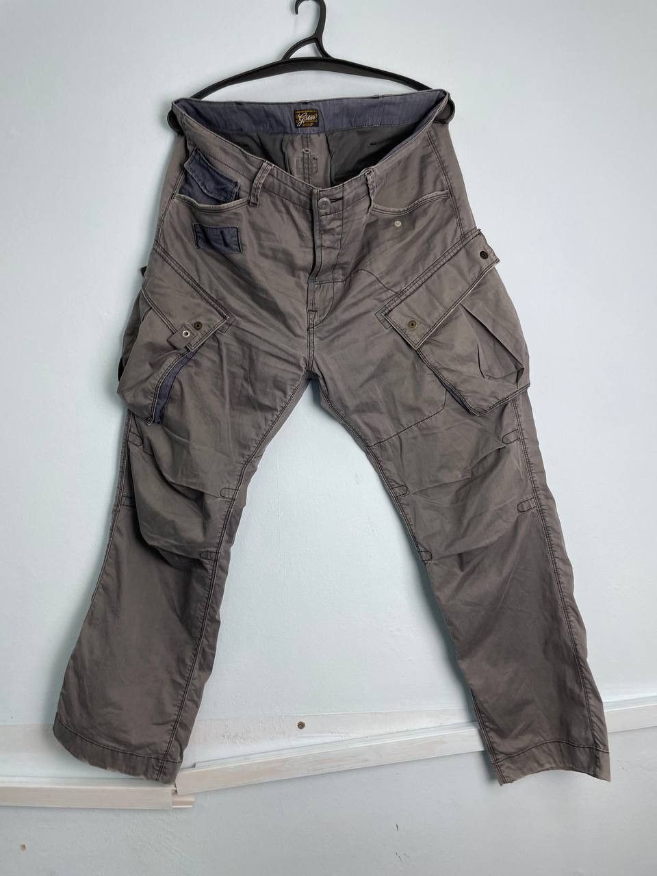 G-Star × Vintage Vintage G Star Raw cargo pants multi pocket Size US 33 - 2 Thumbnail