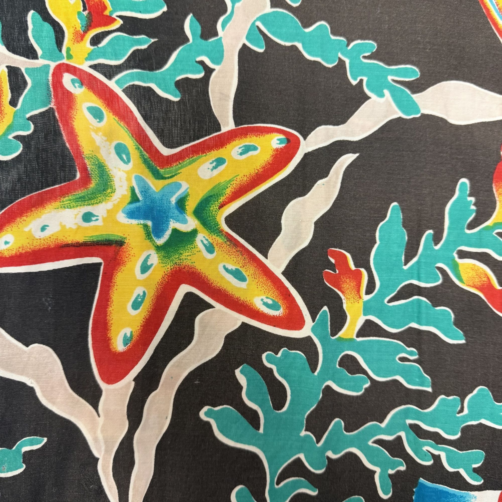Kennington Ltd. Vtg Kennington Neon RAINBOW Tropical FISH Hawaiian Shirt Size US L / EU 52-54 / 3 - 10 Thumbnail