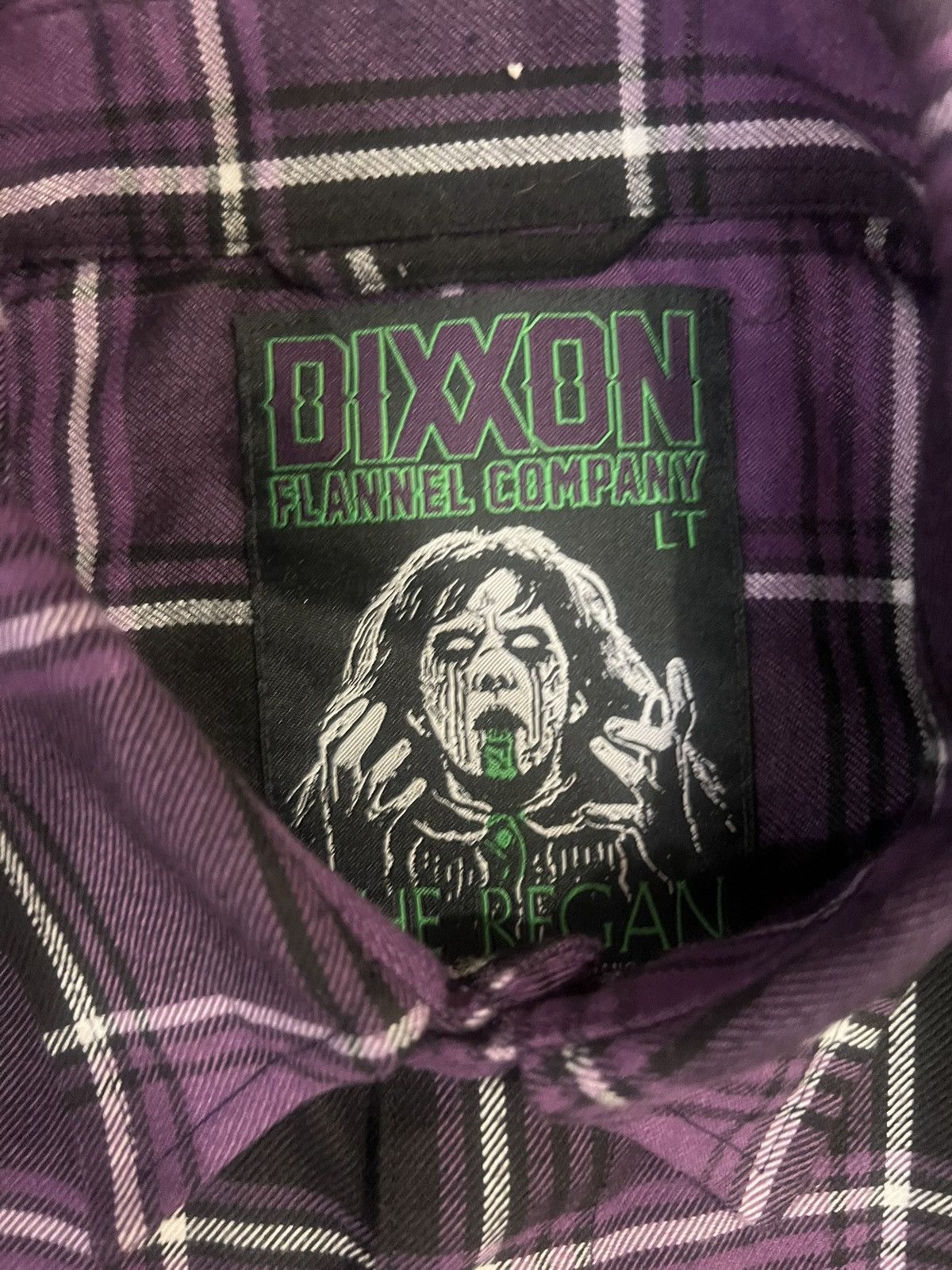 Dixxon Dixxon The Regan Flannel Collaboration Purple Black Mens LT Size US L / EU 52-54 / 3 - 2 Thumbnail