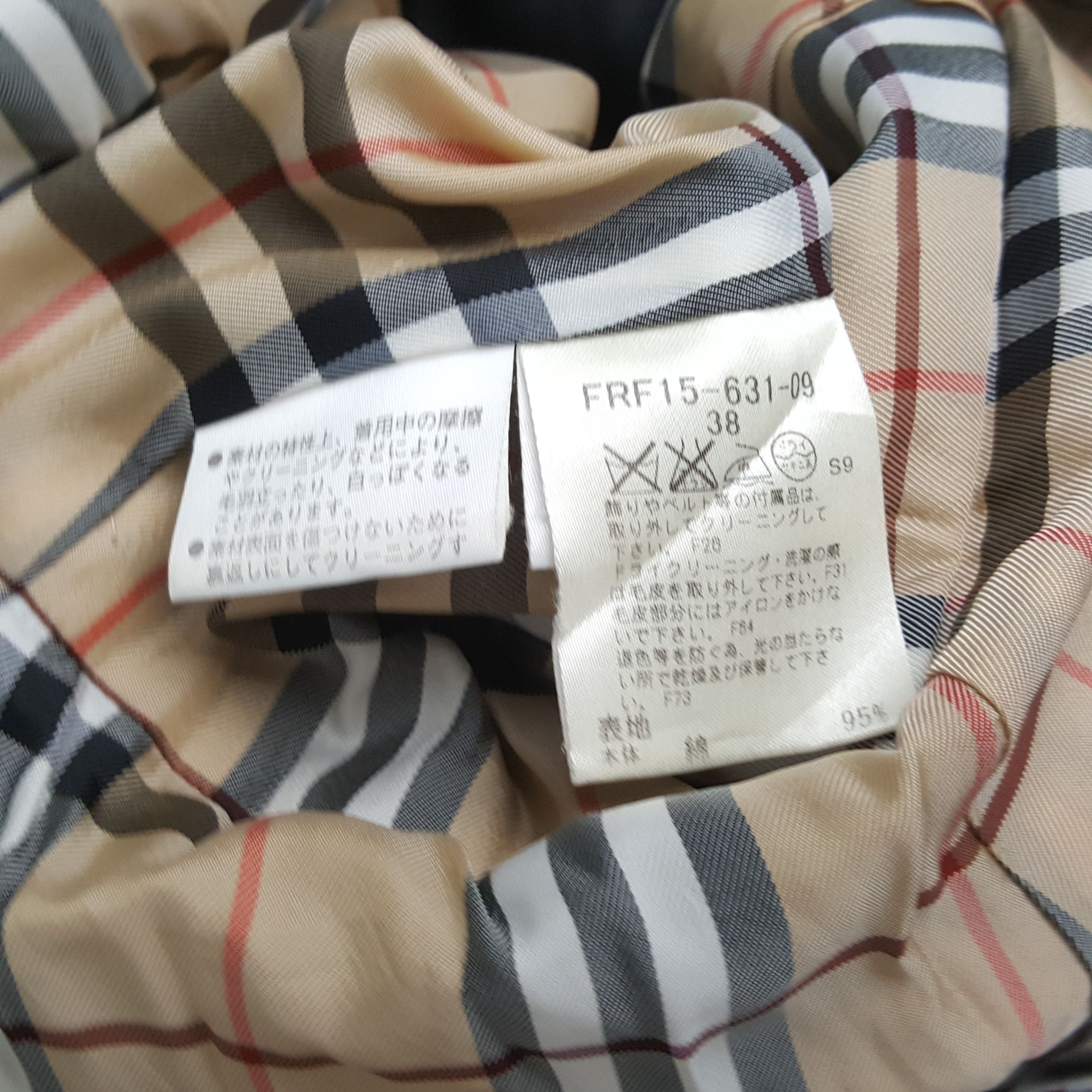 Burberry × Vintage BURBERRY LONDON BLUE LABEL Custom Art Trench Jacket Size XS / US 0-2 / IT 36-38 - 8 Thumbnail
