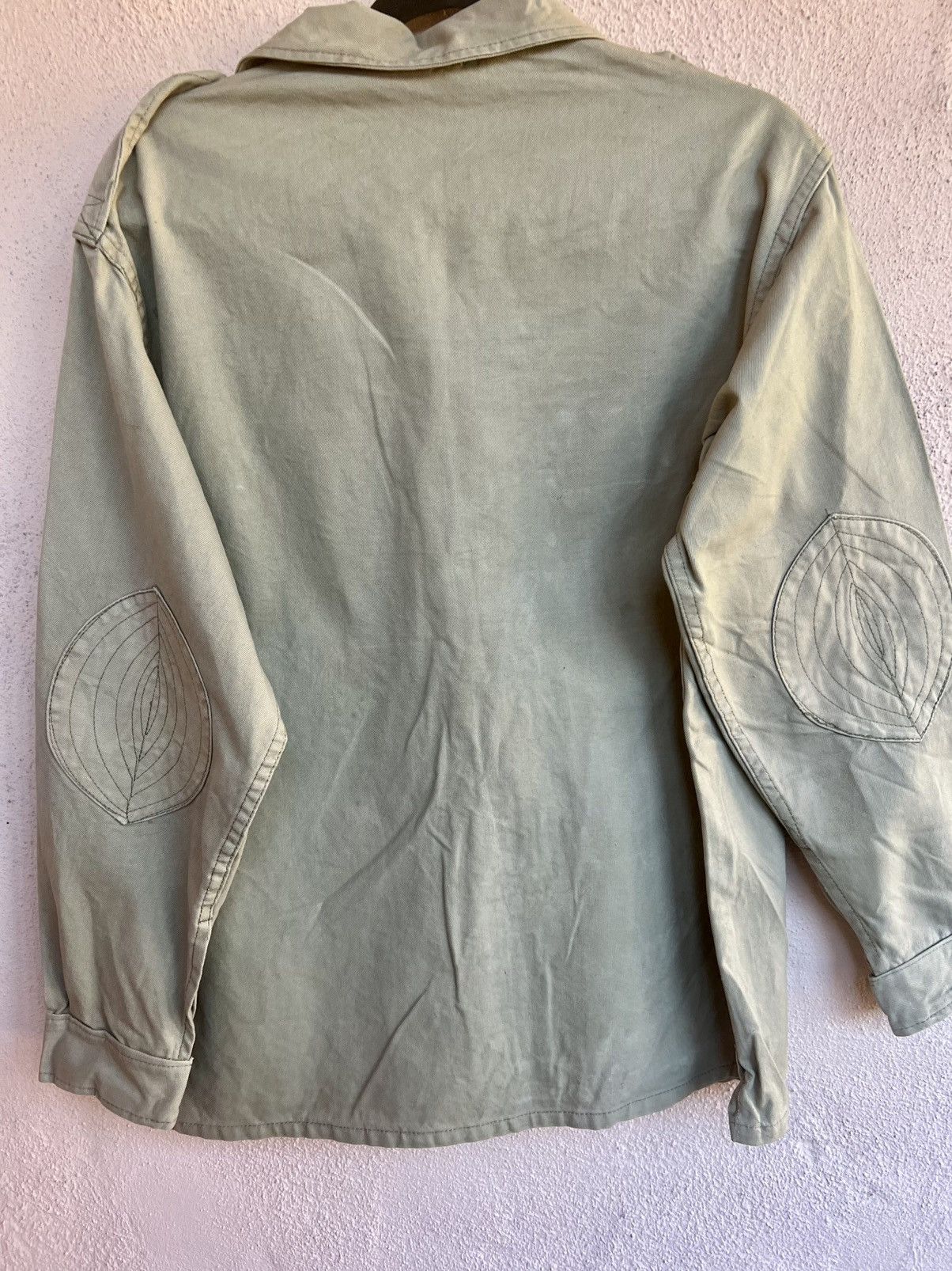 Vintage Vintage Khaki military long sleeve top Size US M / EU 48-50 / 2 - 2 Thumbnail