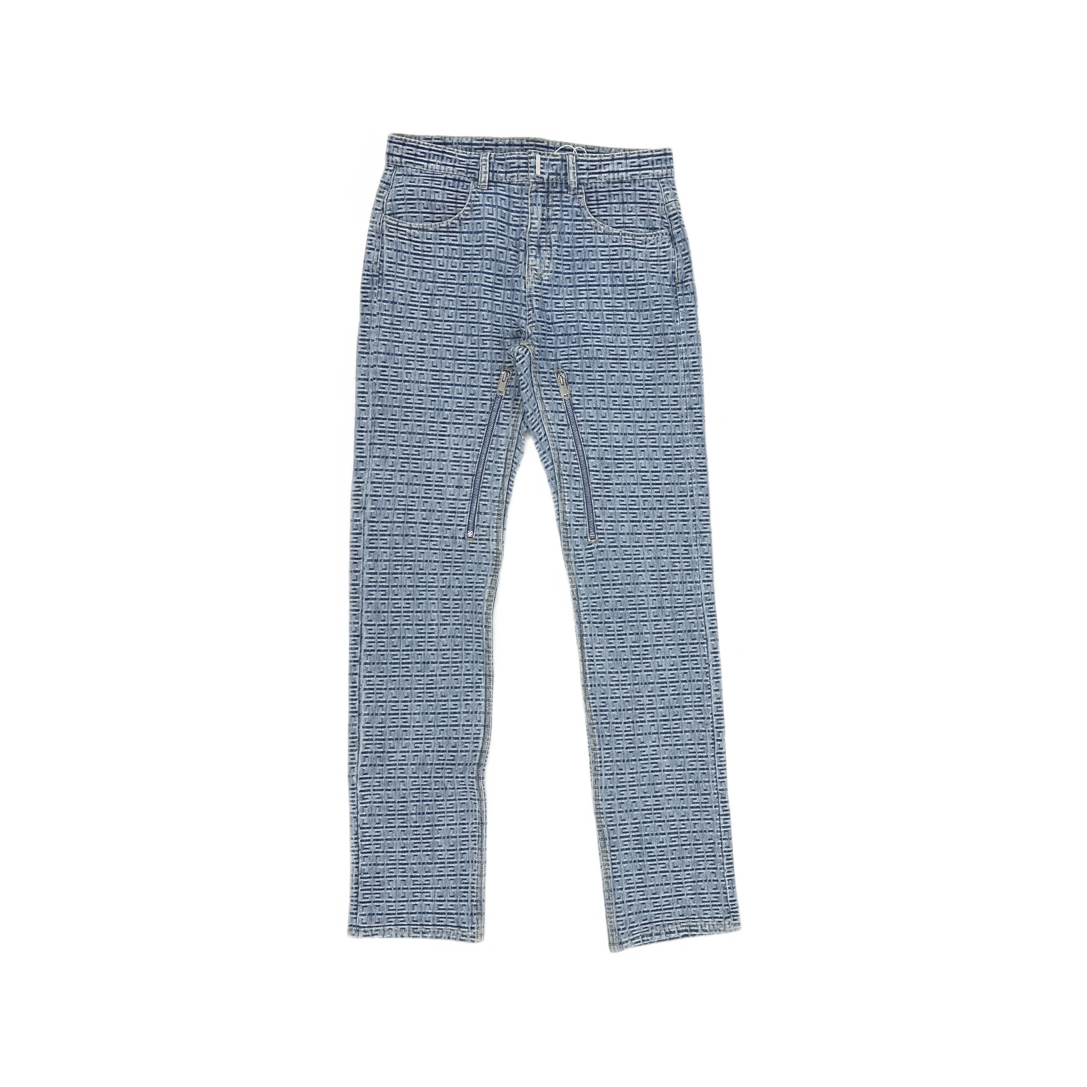 Givenchy Givenchy Monogram Print Denim Jeans Size 30 Size US 30 / EU 46 - 1 Thumbnail