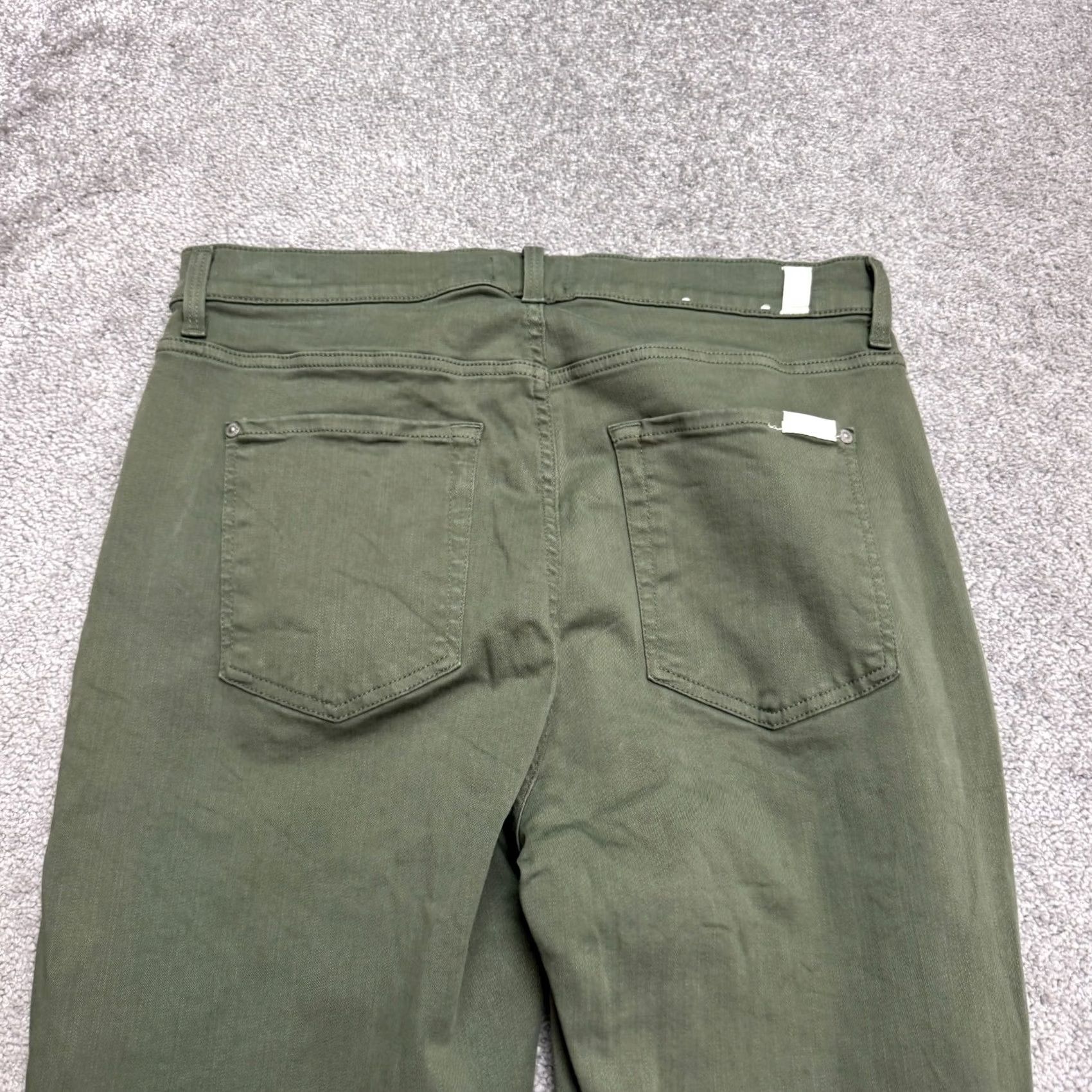 7 For All Mankind 7 for all mankind stretch high rise ankle denim jeans women 32 green Size 24" / US 00 / IT 34 - 4 Thumbnail