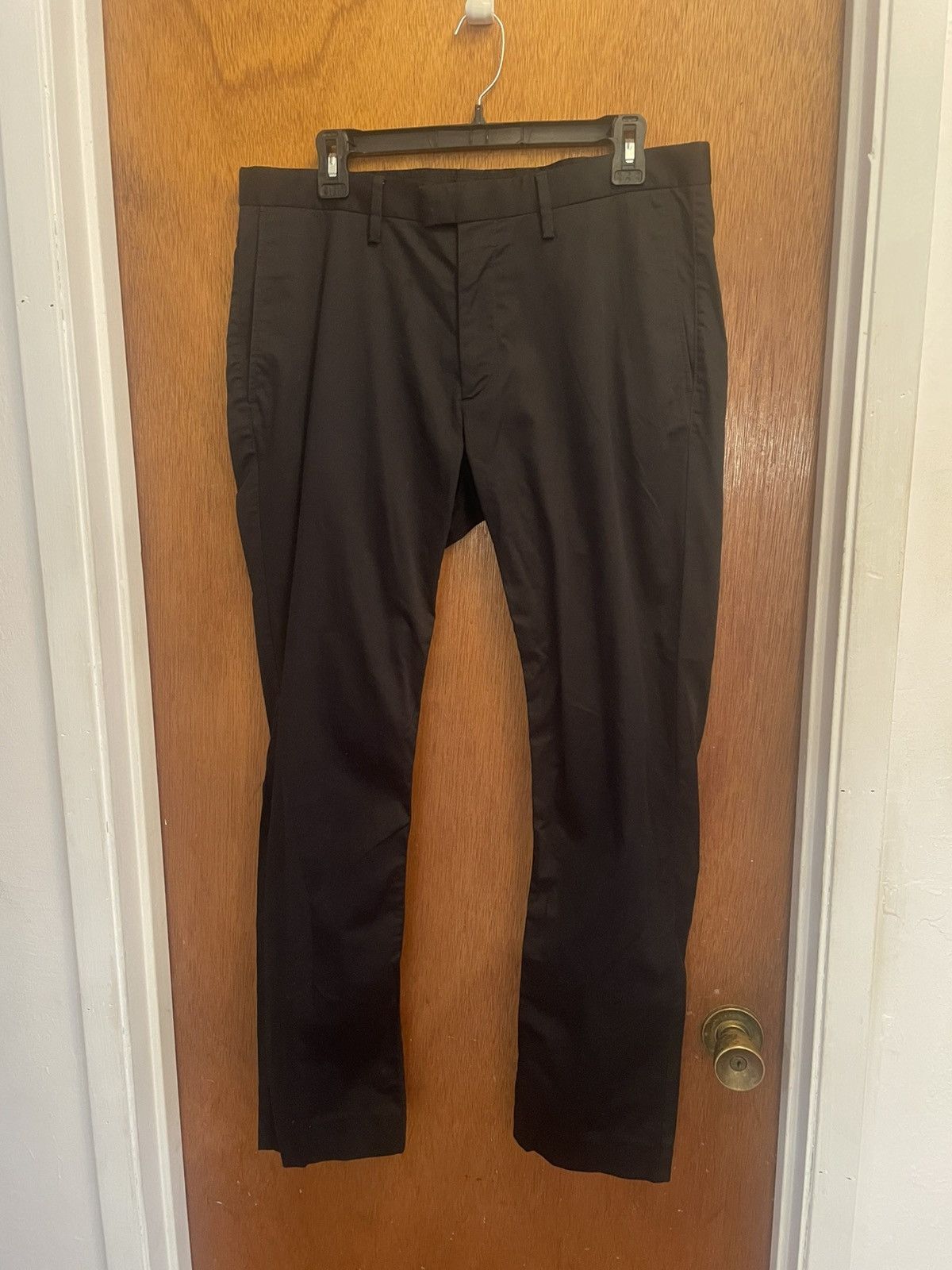 Acne Studios Acne Studios Black Max Satin Trouser Pants Size US 36 / EU 52 - 1 Thumbnail