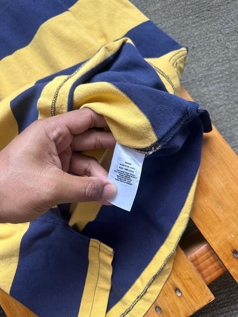 Polo Ralph Lauren × Rugby Ralph Lauren POLO RALPH LAUREN STRIPE RUGBY SHIRT Size US M / EU 48-50 / 2 - 6 Thumbnail